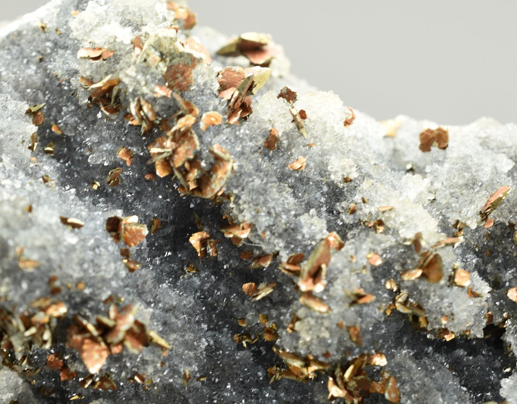 Marcasite on Quartz – Magmont Mine, Iron Co., Missouri