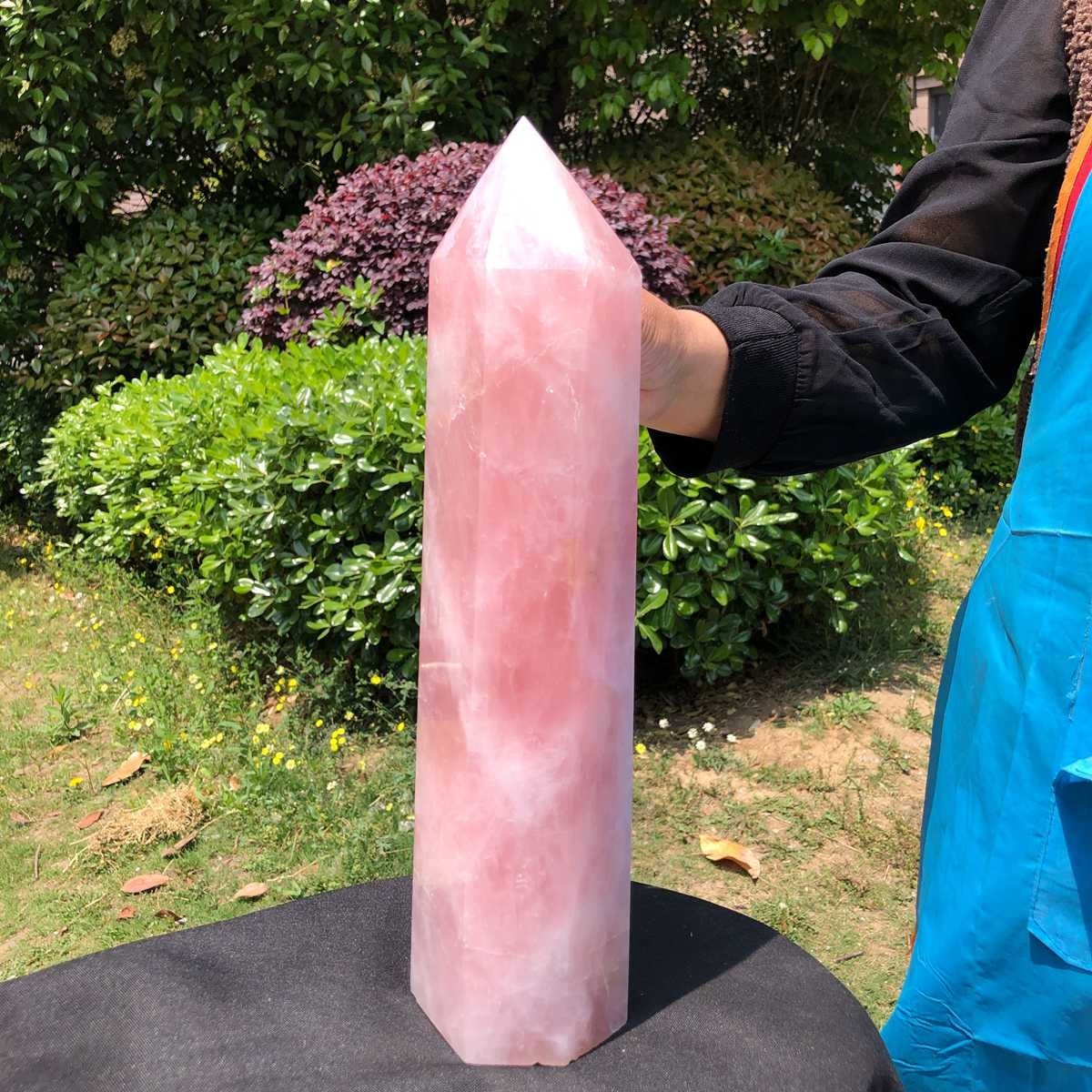 9.46LB Large Natural Powder Crystal Column Wand Obelisk Mineral Healing 5052