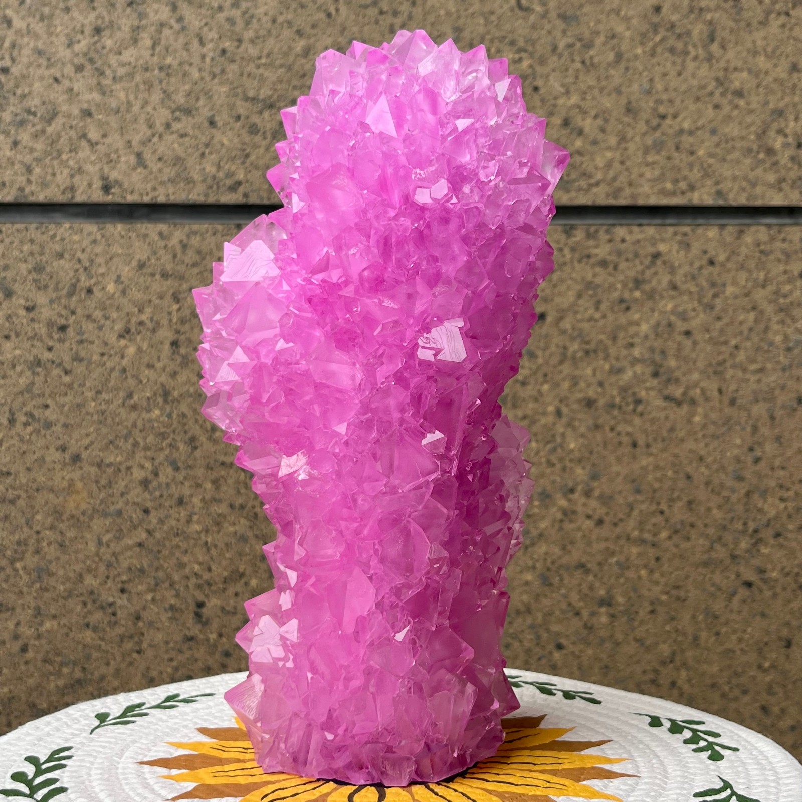 6.2 lb Alum Crystal Cluster Sharp Point Tower Formation Specimen