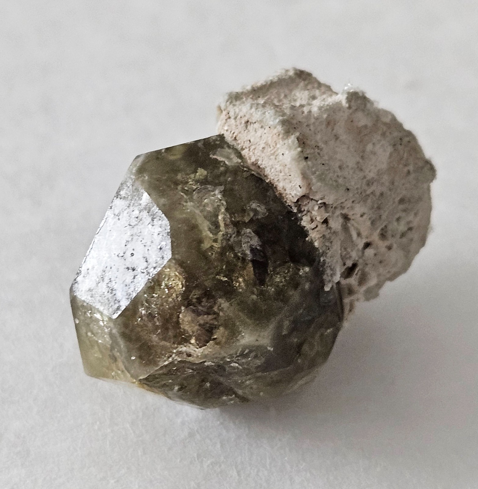 Glassy Green Grossular Garnet on Matrix – Vilyui, Siberia, Russia