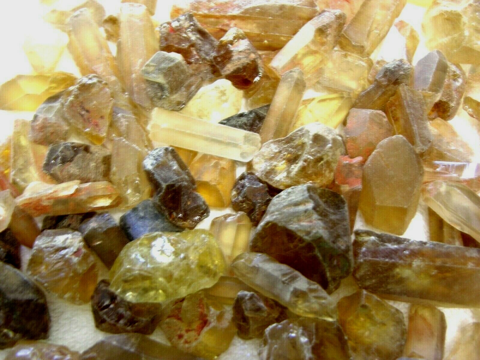 Citrine crystal Congo,Africa 1/2 pound lot 5 plus crystals per winner 1/2″ to 3″