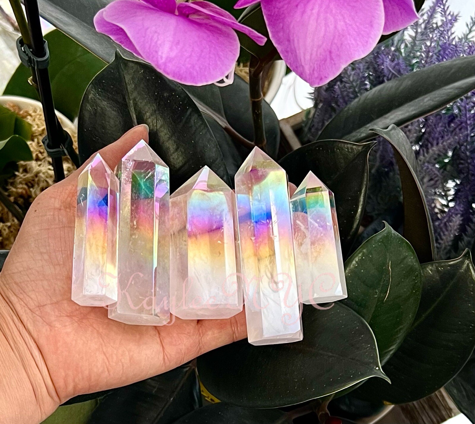 Wholesale Lot 1 Lb Angel Aura Clear Quartz Obelisk Tower Point Crystal Healing