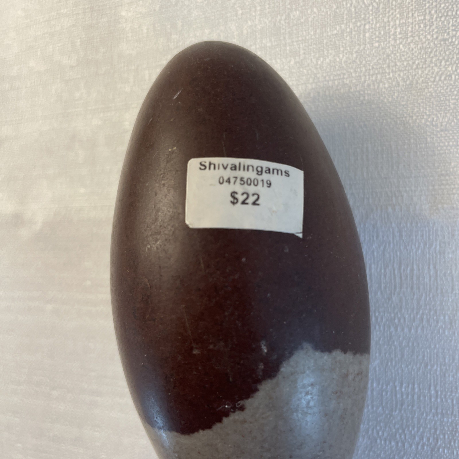 Shiva Lingam Stone Tumbled 4” x 2 1/2” Healing Stone