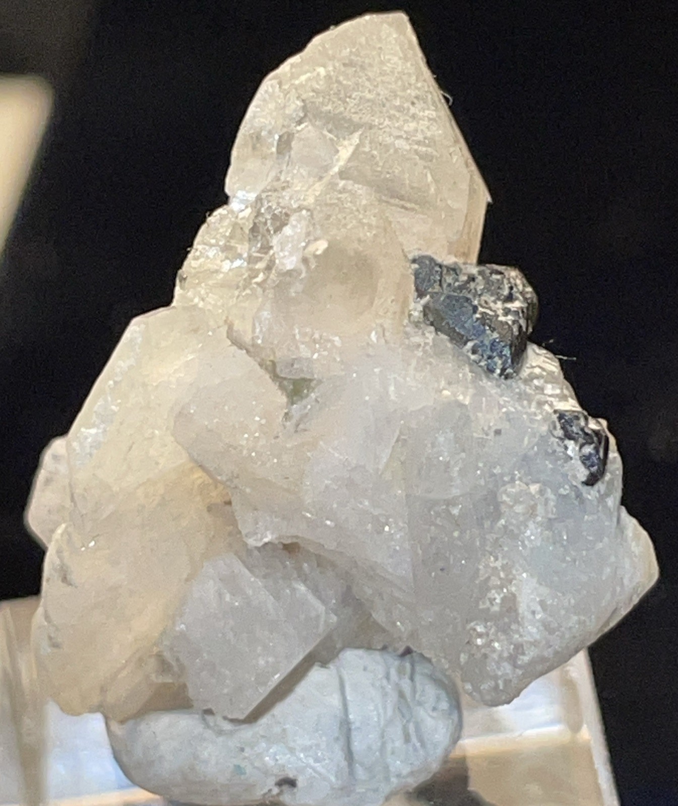 THUMBNAIL DT GREEN CAP TOURMALINE WITH ALBITE AND QUARTZ PAPROK,AFGHANISTAN