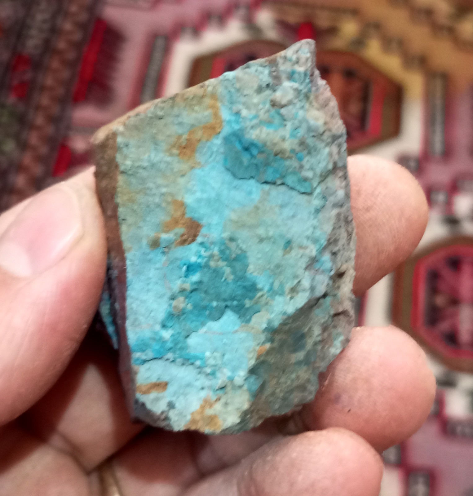 Gorgeous Colors Blue Laterite Cobalt Ore