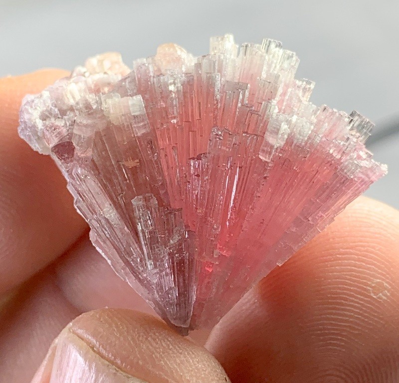 42 Carats beautiful Pink Tourmaline Crystals bunch Specimen from Afghanistan