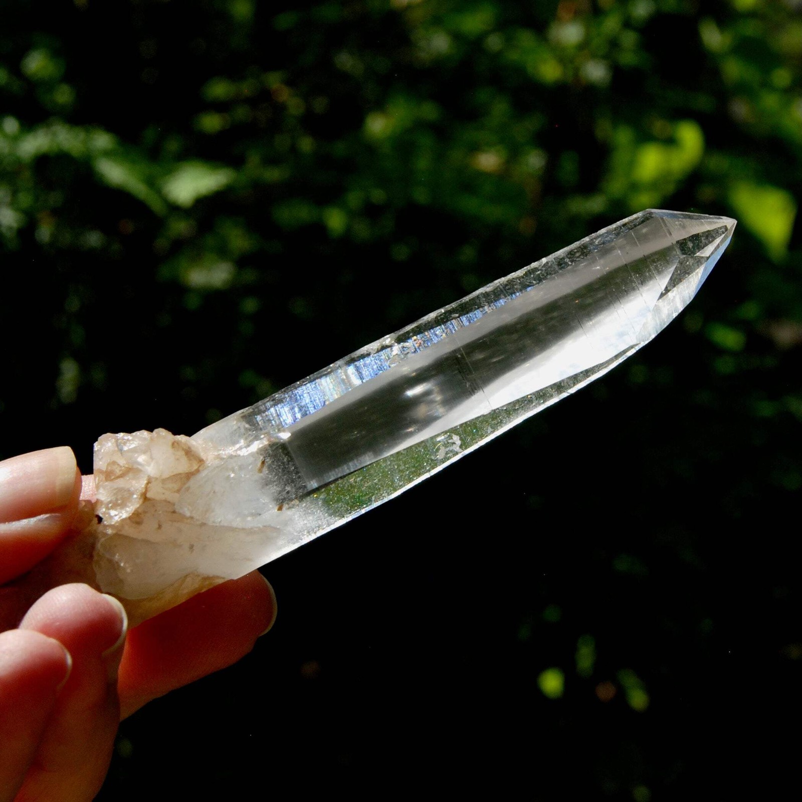 4.5in 55g Lemurian Seed Quartz Crystal Laser, Colombia