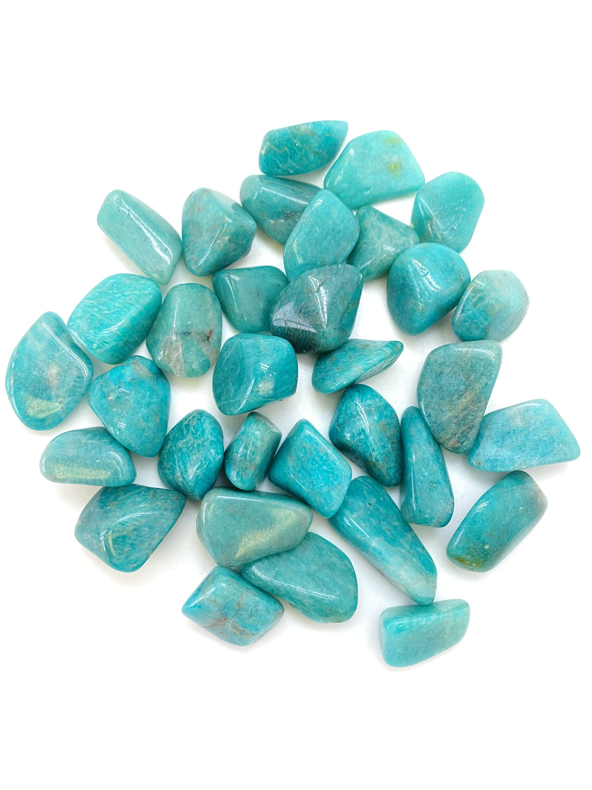 Amazonite Tumbled Stone – Polished Natural Amazonite Crystal from Mozambique
