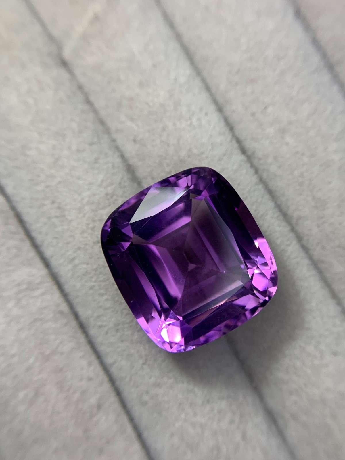 32.50Ct beautiful Natural Color Amythest Cousin shape from Brazil