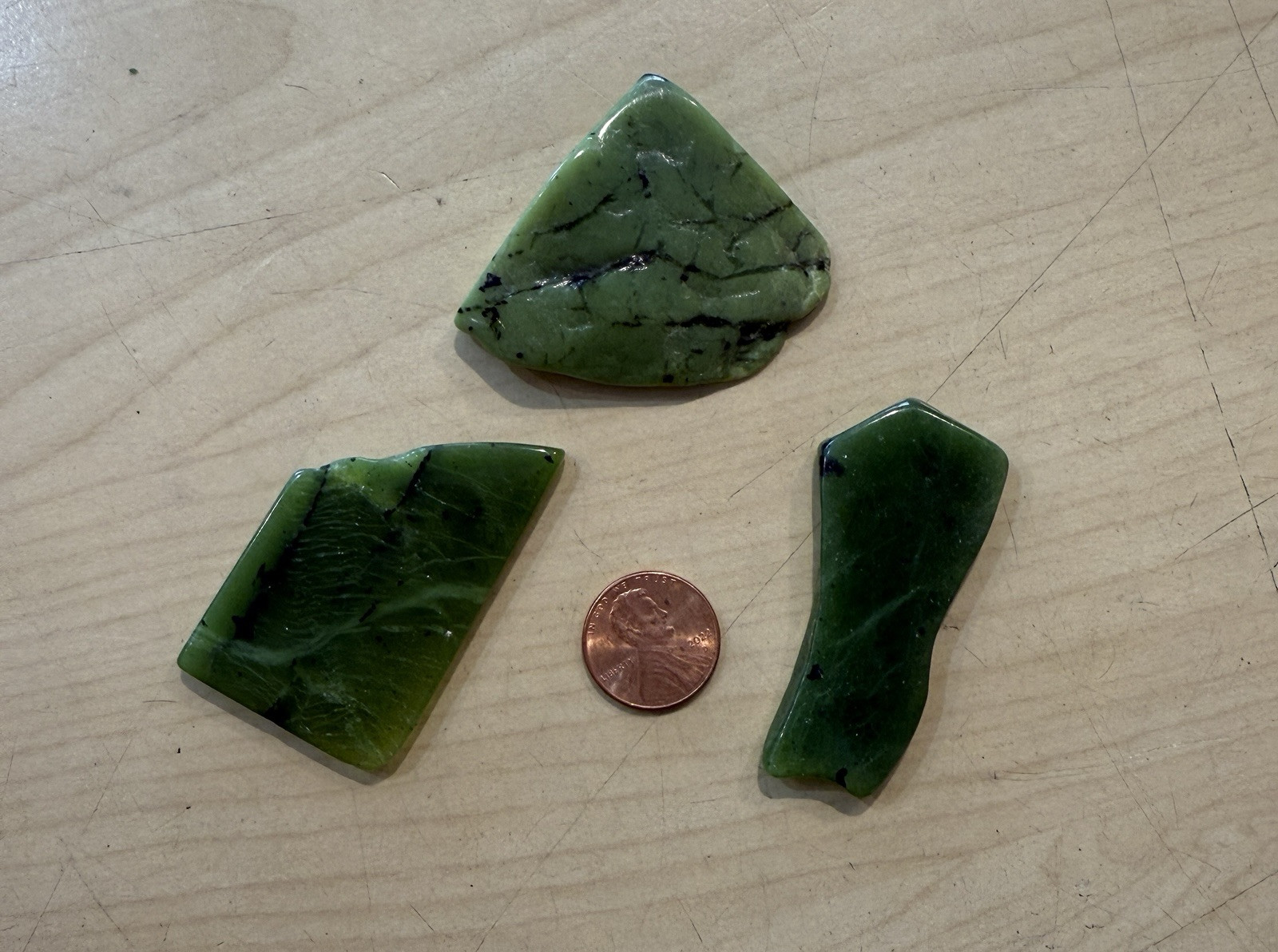 Nephrite Jade Slab- Polished Natural Nephrite Jade Crystal, Siberia, Exceptional