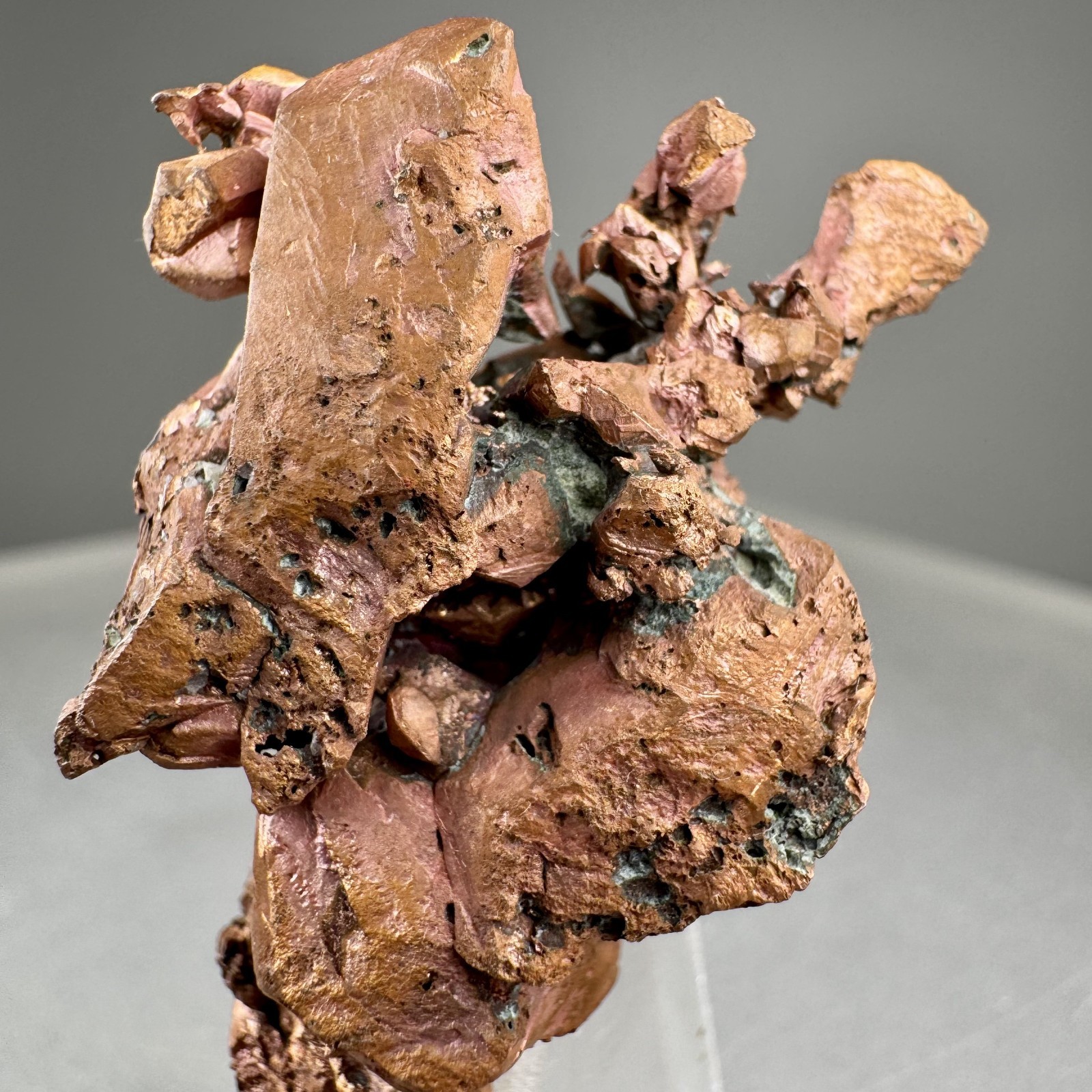 Fine Sharp Copper Crystals: No. 2 shaft, Centennial Mine, Houghton Co., Michigan