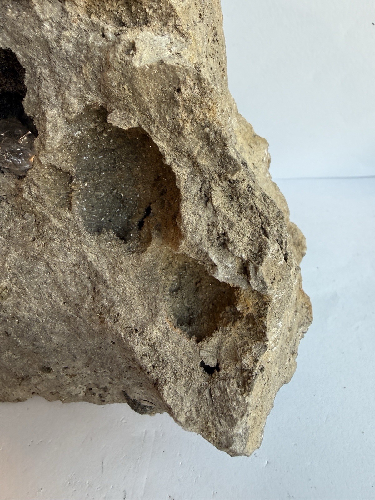 Huge 6 lb Herkimer Diamond Quartz Crystal in Matrix Specimen 6″ Tall NY Mineral