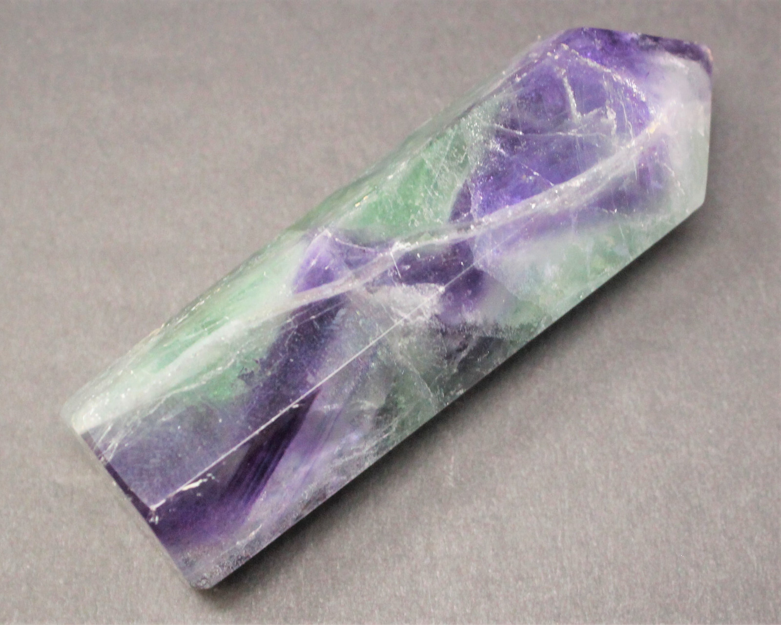 Natural Fluorite Generator / Obelisk, 2.5-4″ (Fluorite Tower, Rainbow Fluorite)