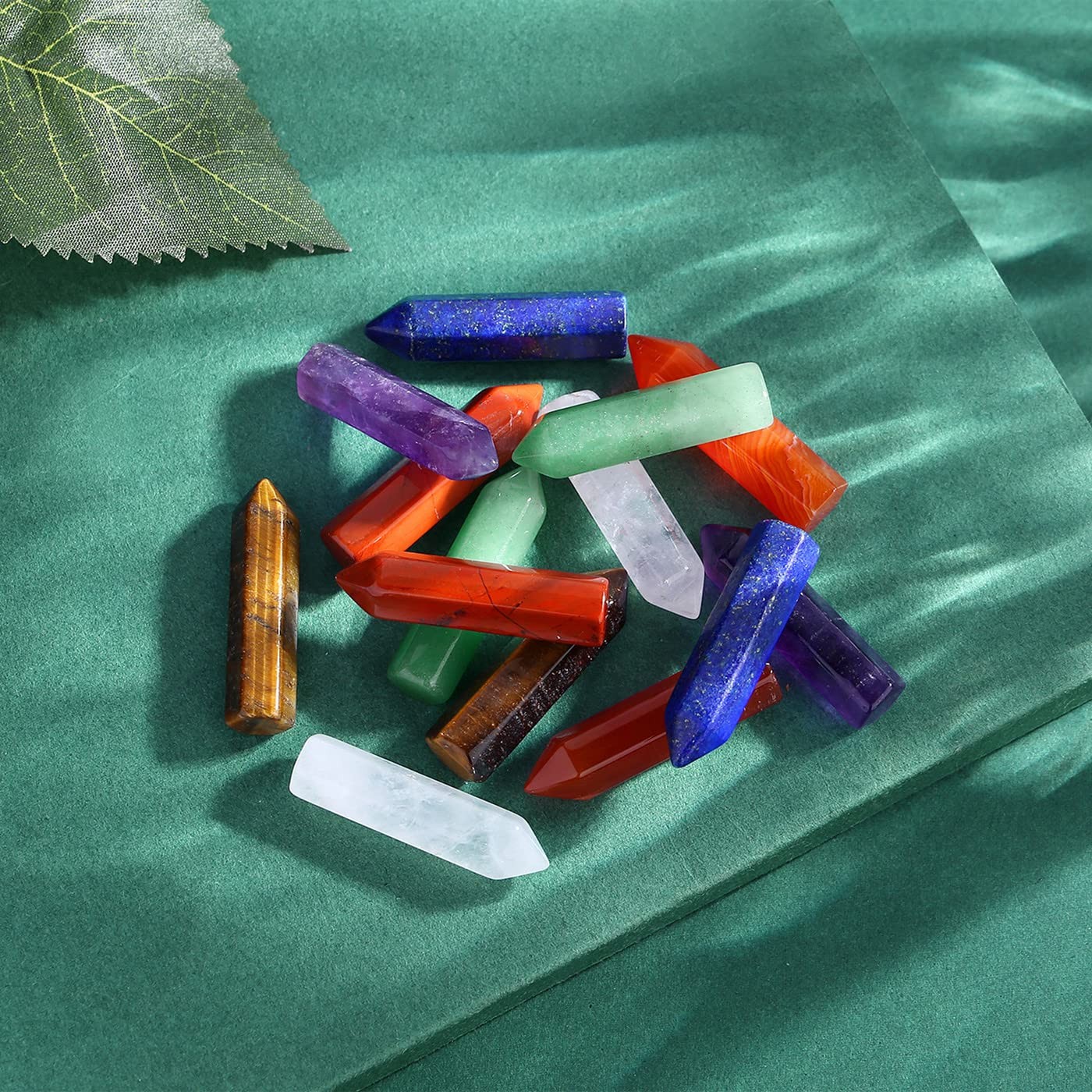 7 Chakra Healing Crystals Set – Amethyst Reiki Energy Meditation Stones