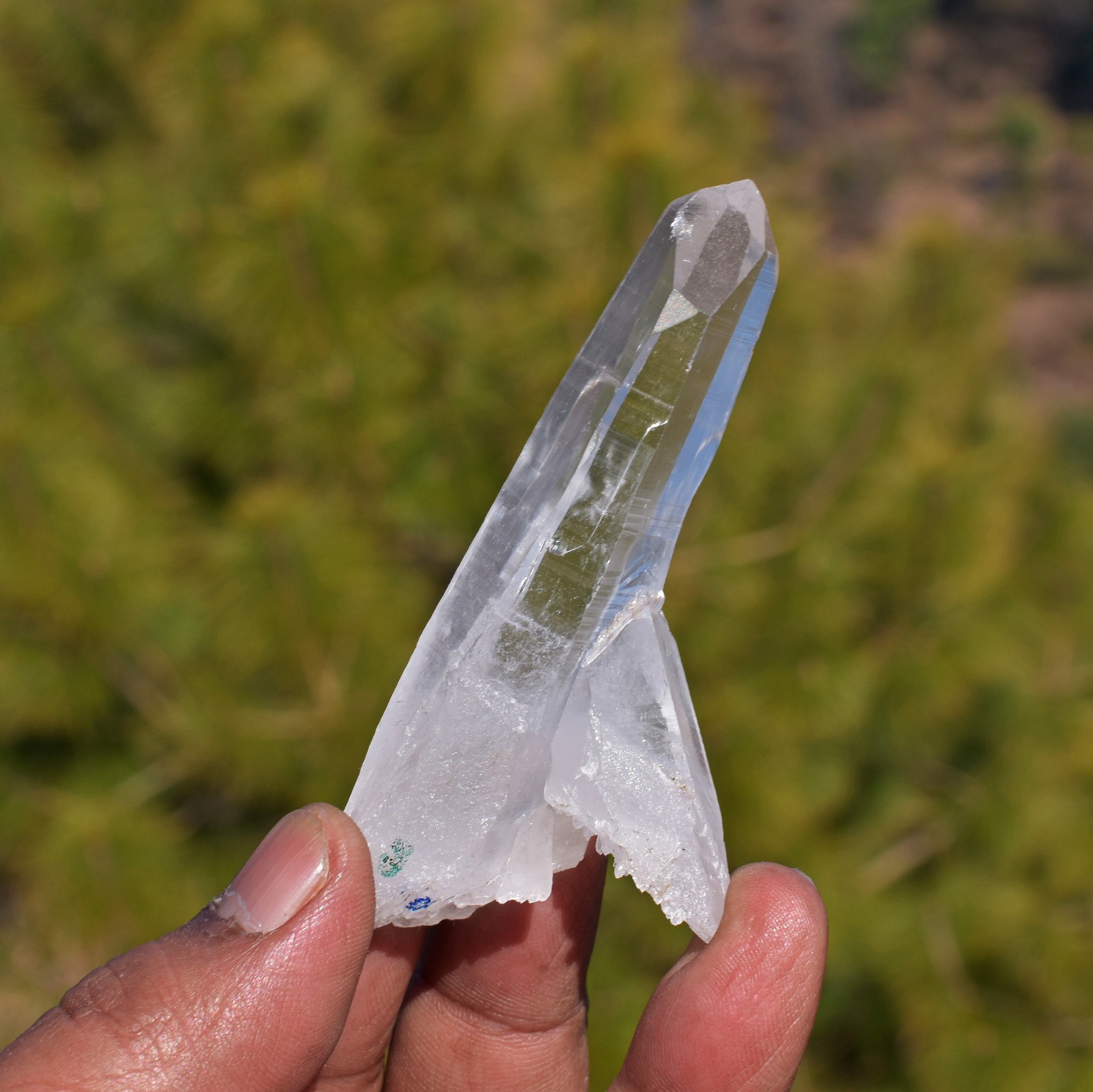 HIMALAYAN GLACIER TEMPLE DOW MANIFESTATION QUARTZ LEMURIAN SEED CLEAR CRYSTAL.