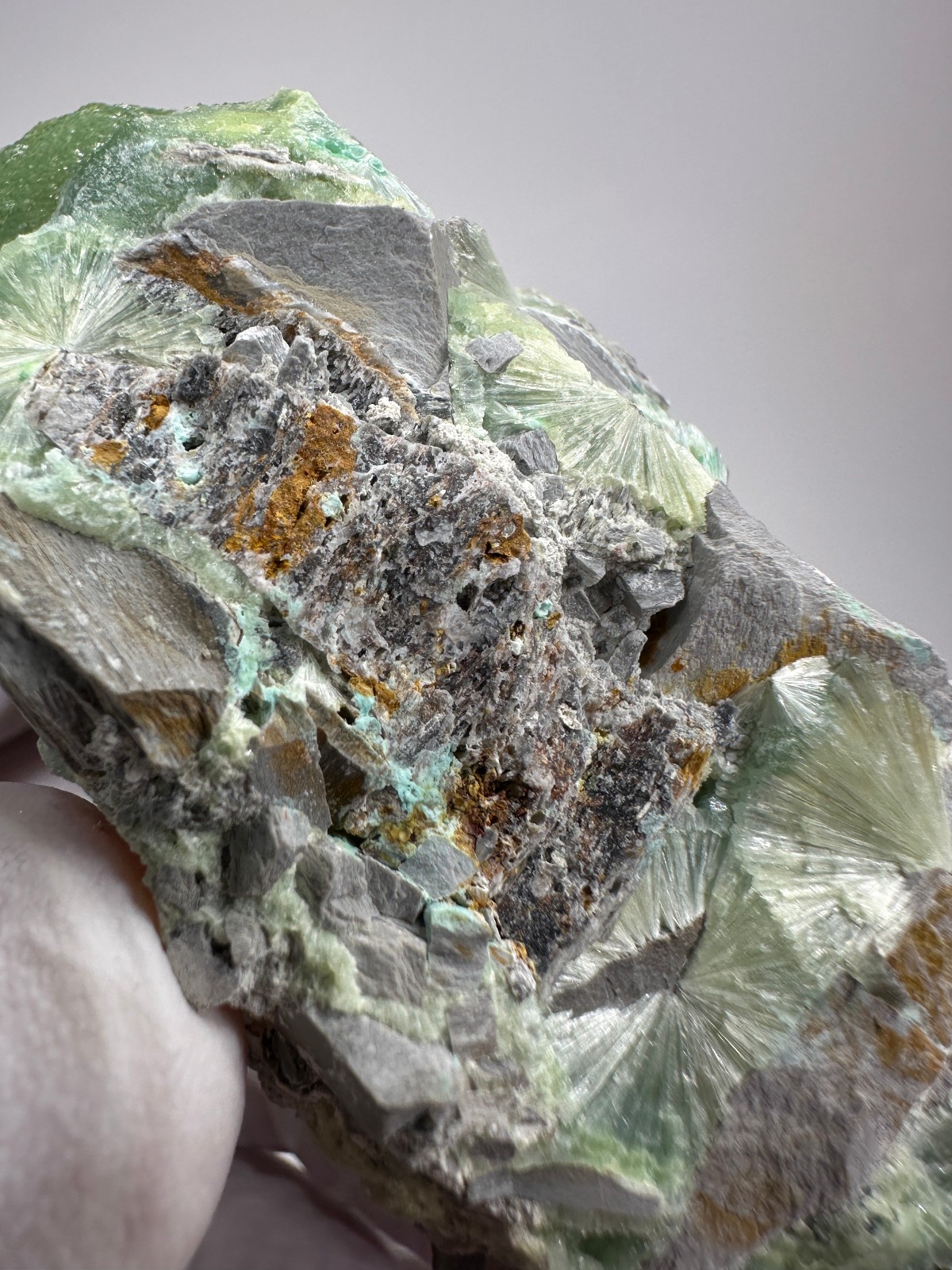Beautiful Large RARE GREEN Wavellite Specimen from Arkansas