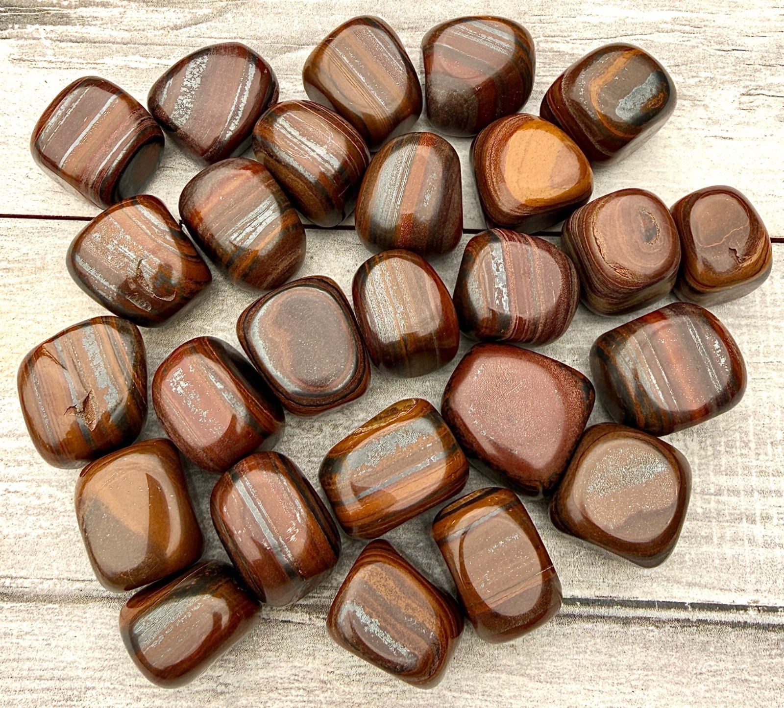 Wholesale Lot 2 Lbs Natural Tiger Iron Tumble Stone Healing