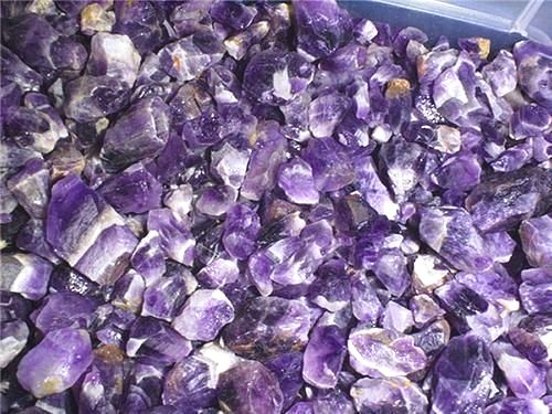 Amethyst crystal chevron amethyst Zambia all natural 1/2 pound lots