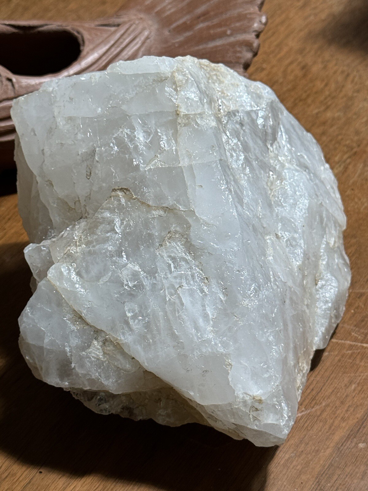 6.6lb Clear Smoky Quartz Crystal Cluster Rainbow Luminescent Rough Specimen