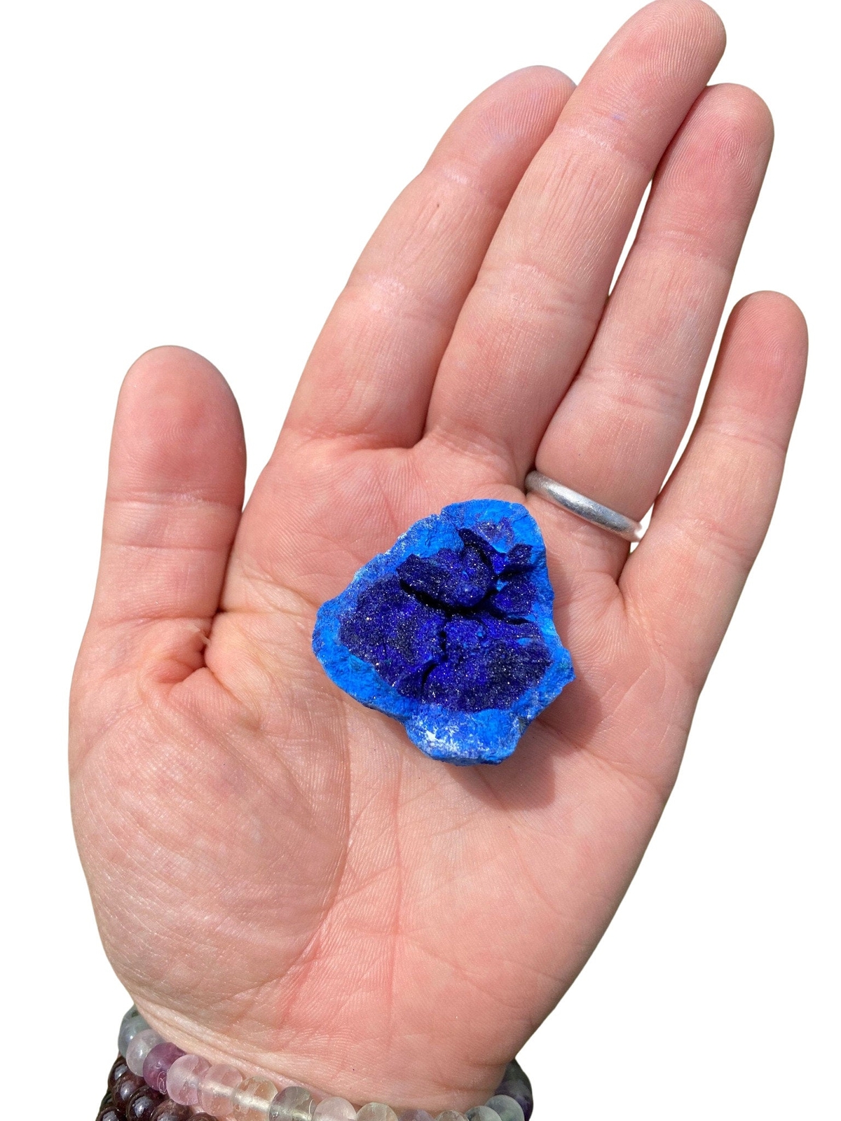 Raw Azurite & Malachite Cluster, Natural Azurite Poteryaevskoe Mine, Siberia