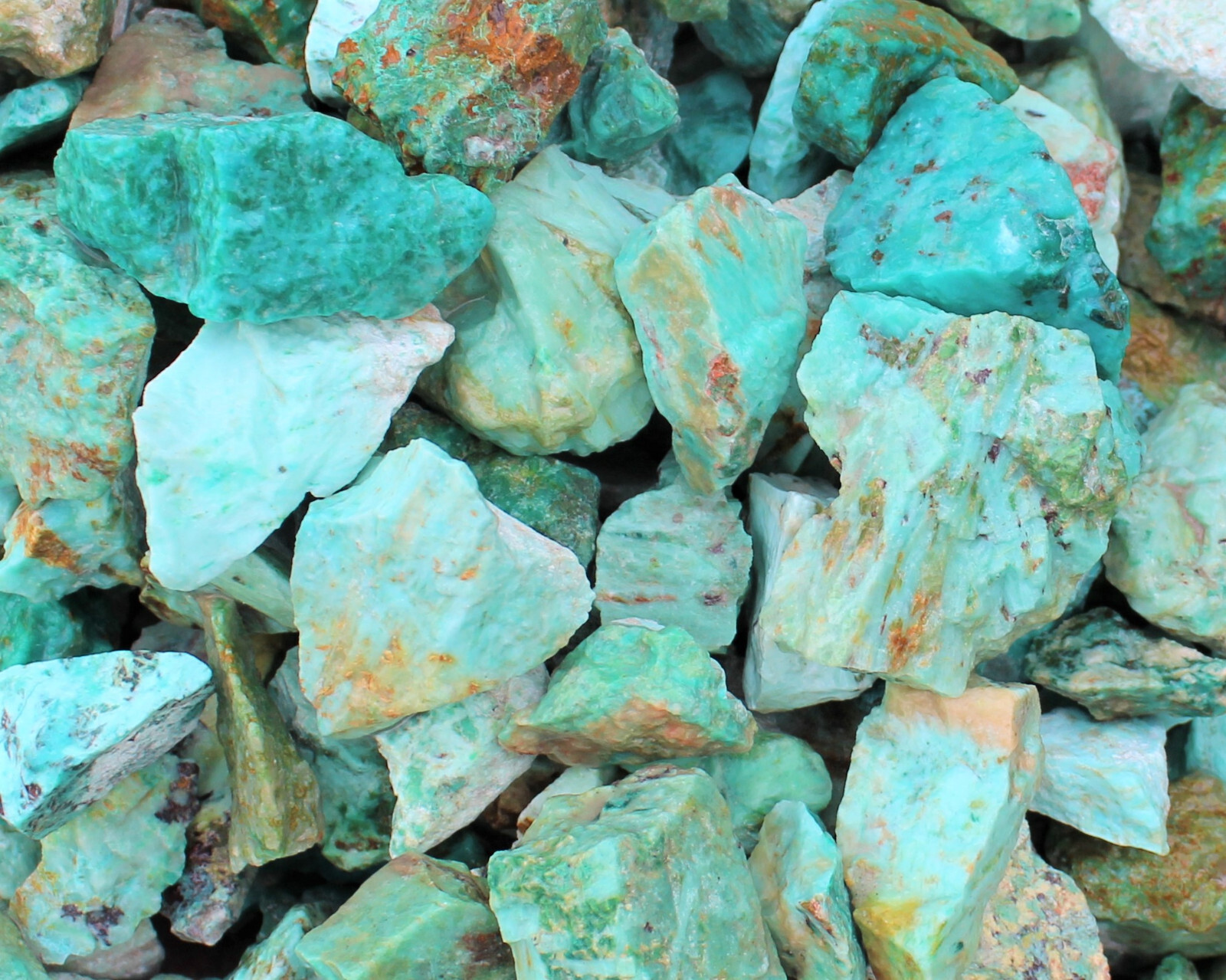 LARGE Turquoise Rough Natural Stones (2-4″): Choose Oz or lb Wholesale Bulk Lots