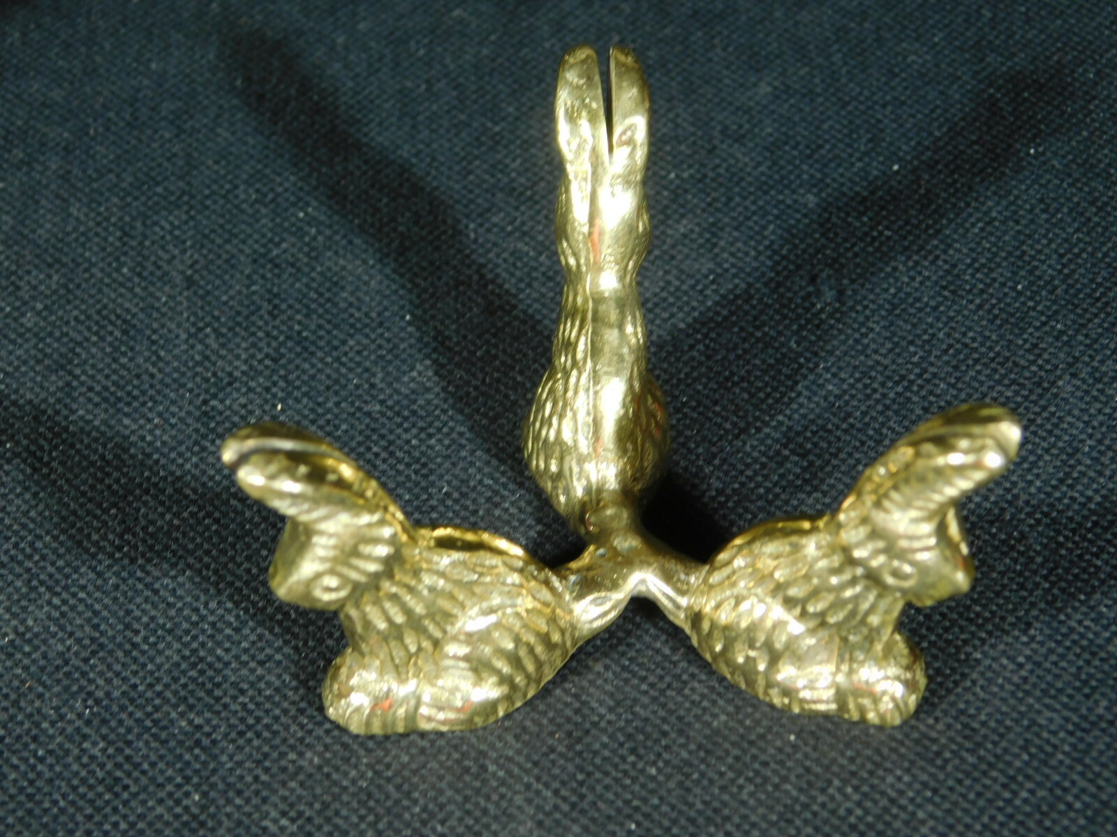 Sphere Display Stand Brass / Gold Color Rabbit Design Medium Size