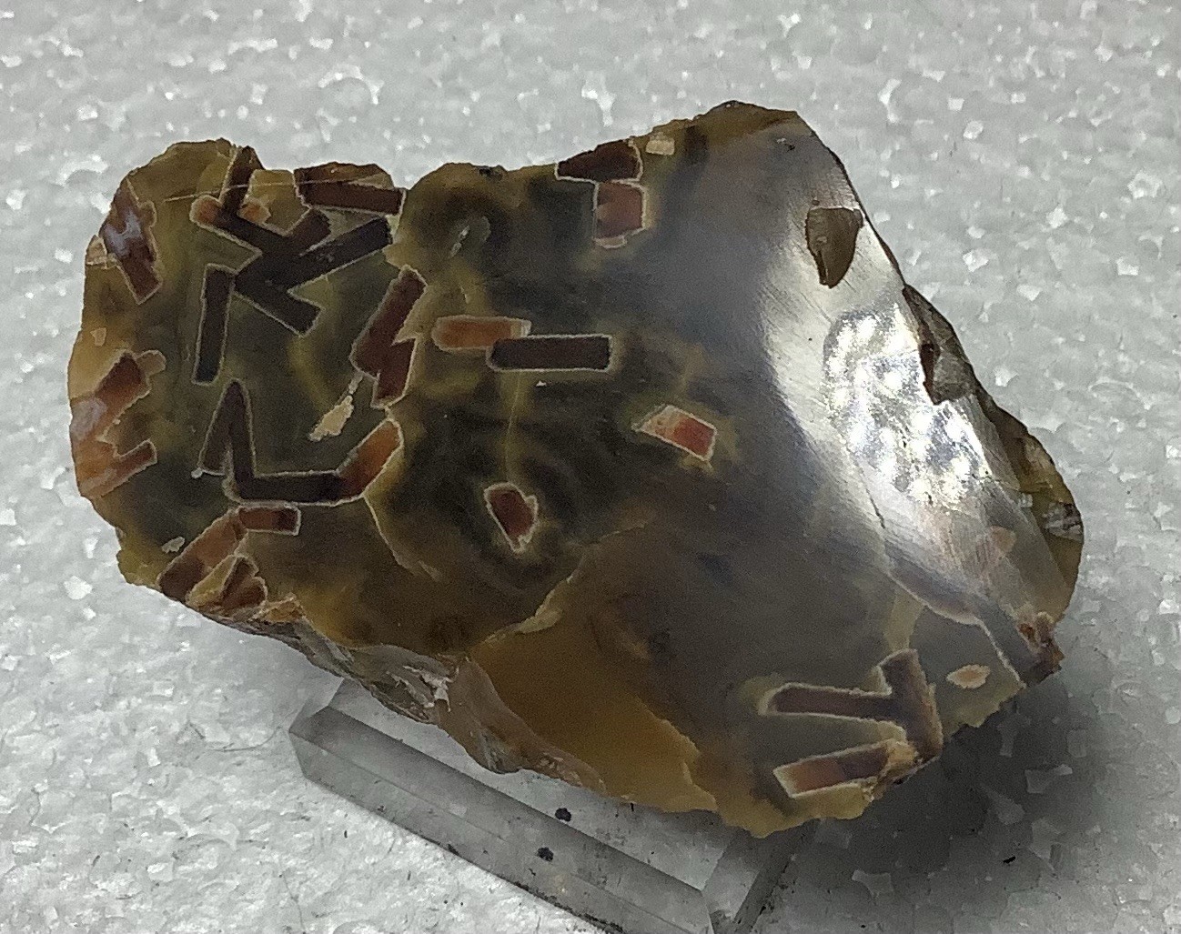 Stick Turkish Agate Specimen Quality, Face Polish 40x60x15mm 2.3oz #358