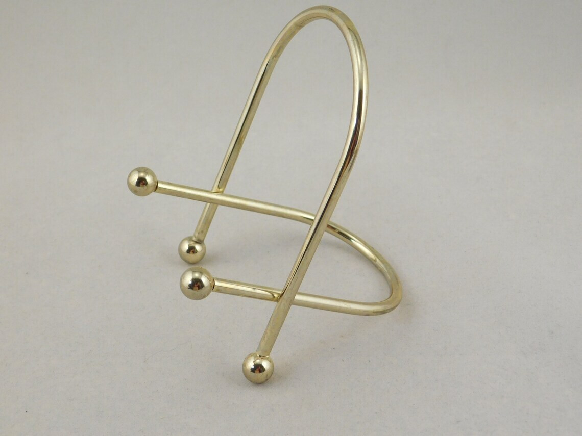Easel Display Stand Medium Size Metal Gold/Brass Color