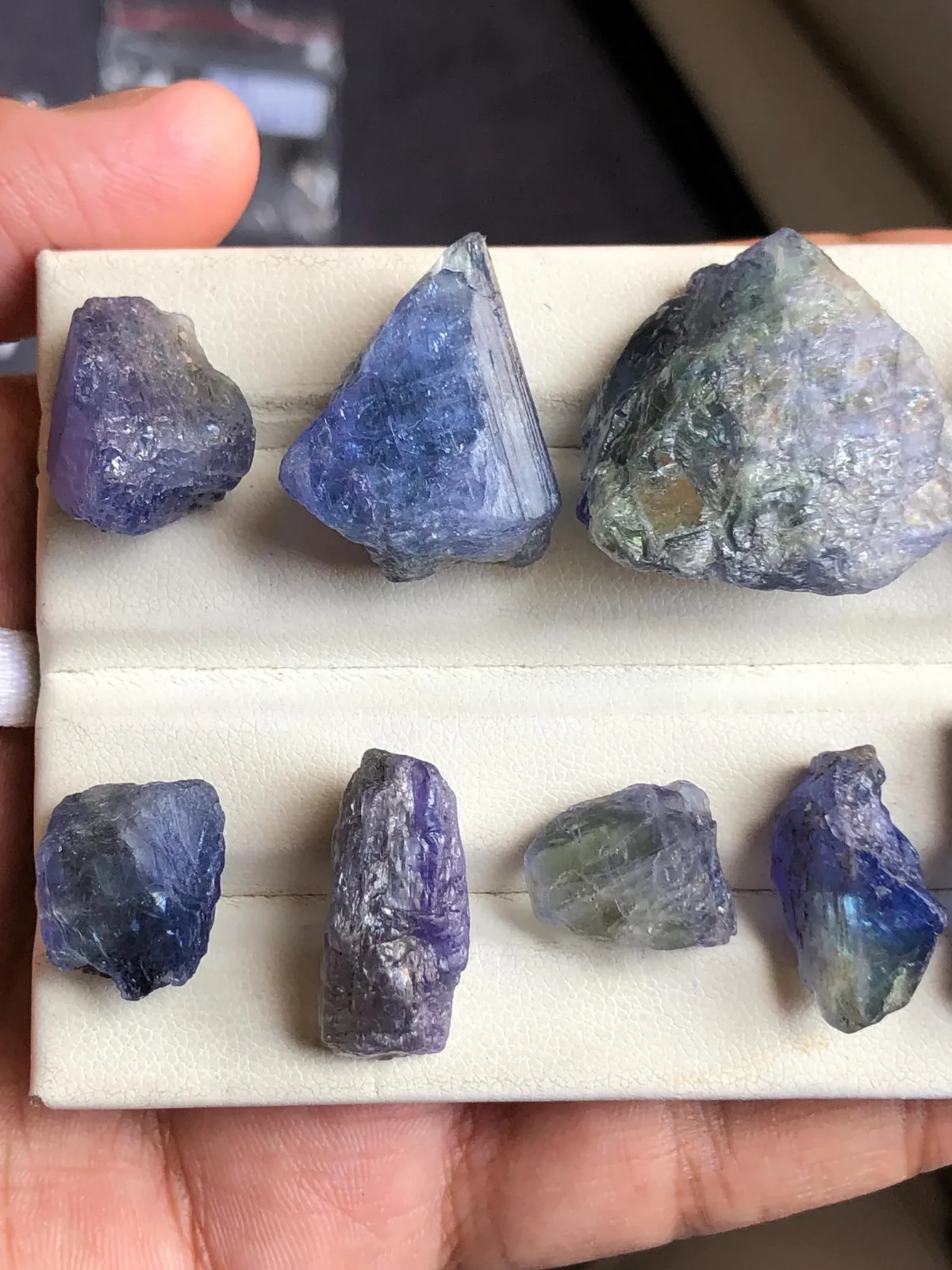 Natural Tanzanite Rough Gemstone, Bi Color Tanzanite Raw, Healing Rough, Tz#19
