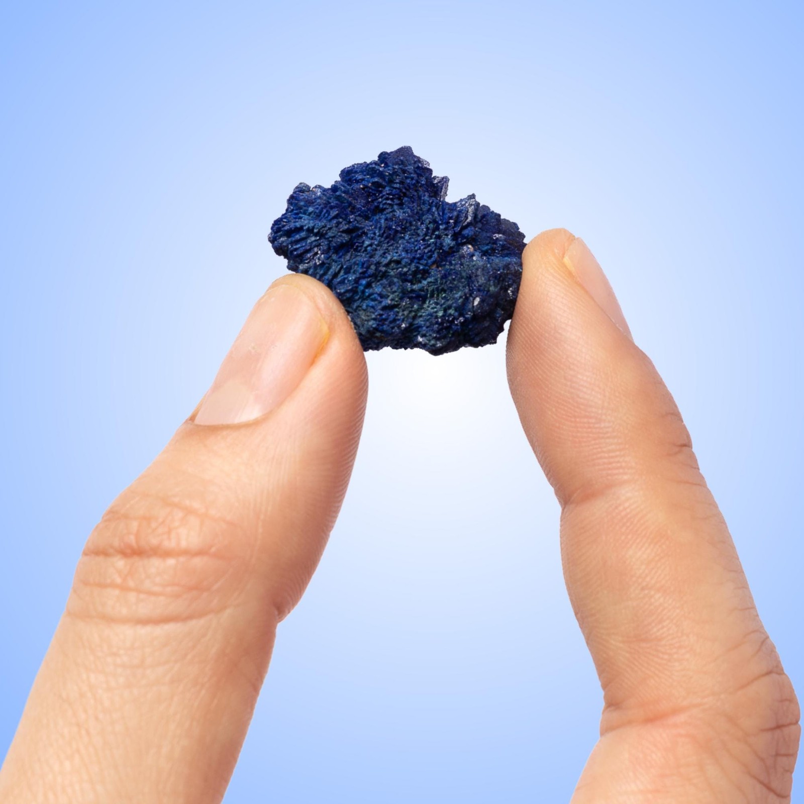 Azurite Cluster Natural Mineral Specimen Raw Crystal Collector Stone Gift Decor