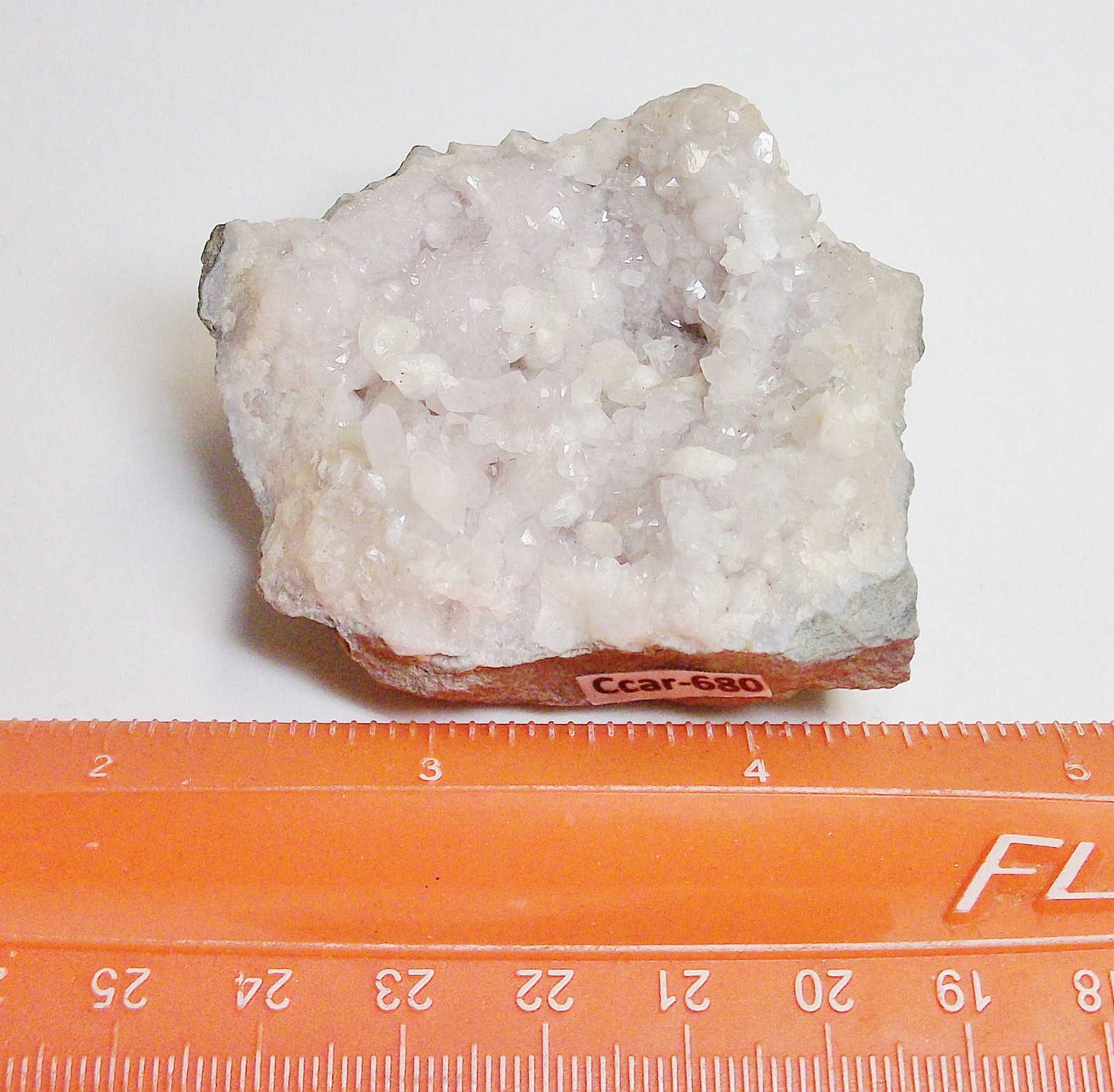 Geode with Calcite & Quartz crystals – Kings Mountain, Lincoln Co., Kentucky