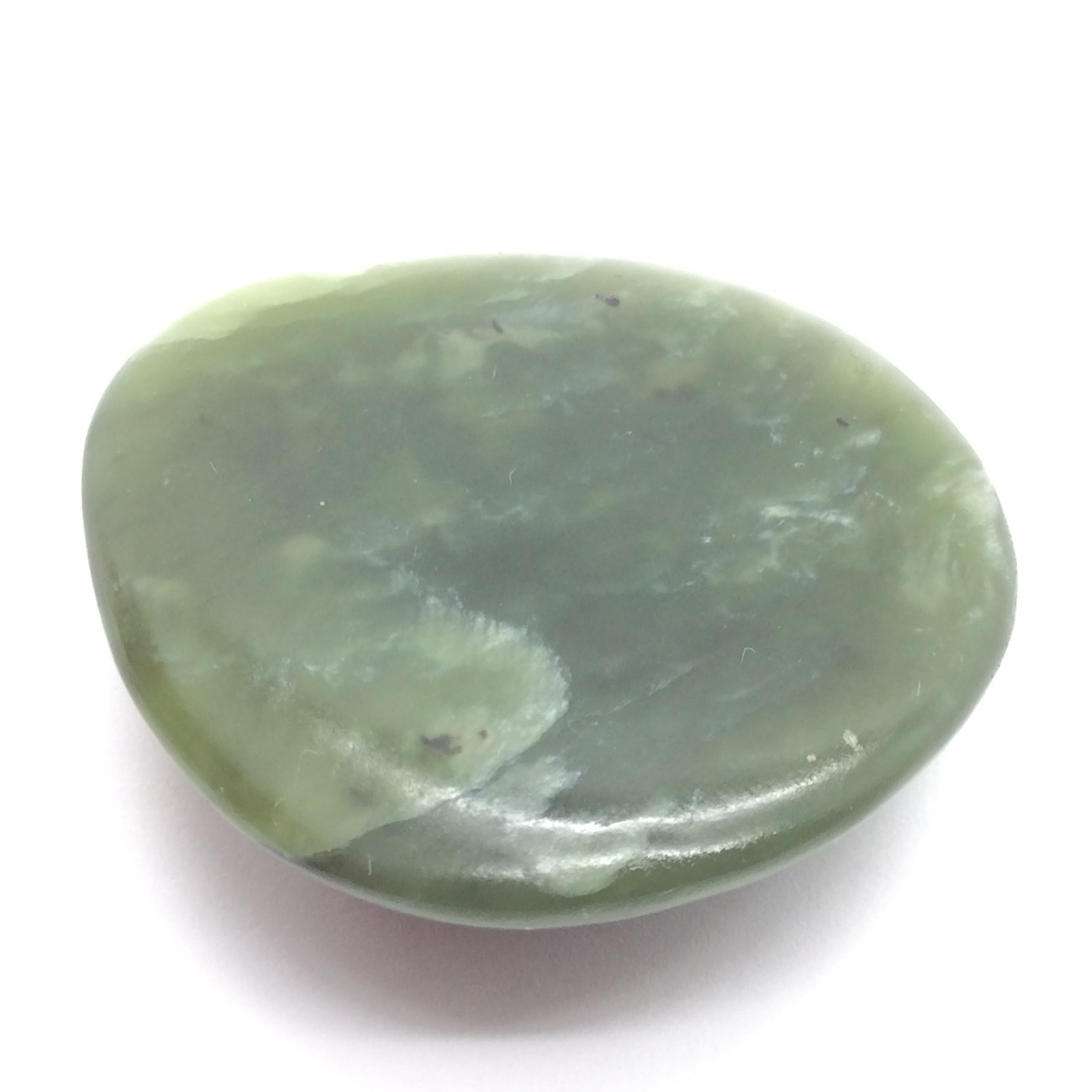 Siberian Nephrite Jade Green Polished Gem Stone Sayan Mountain Siberia Russia #3