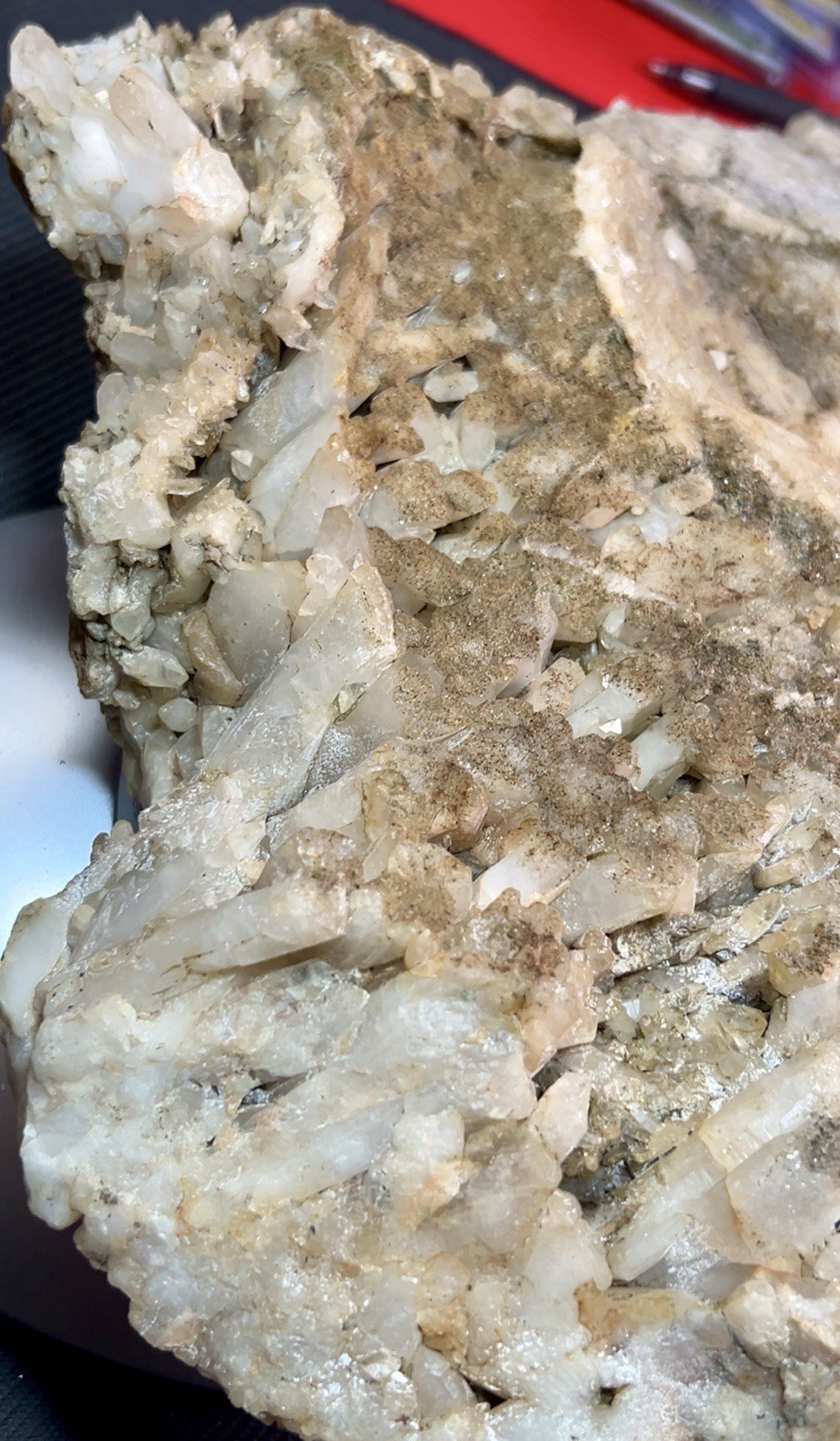 Large9.6 Ib Raw QuartzCrystal ClusterSpecimen Earthy Decor & Mineral Collection