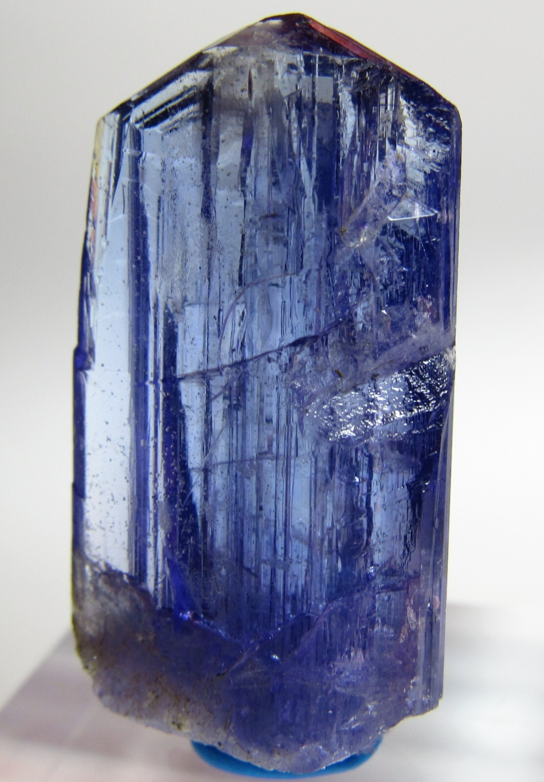 EXTRAORDINARY VIBRANT NEON PURPLE UNHEATED GEM TANZANITE CRYSTAL!!! TANZANIA