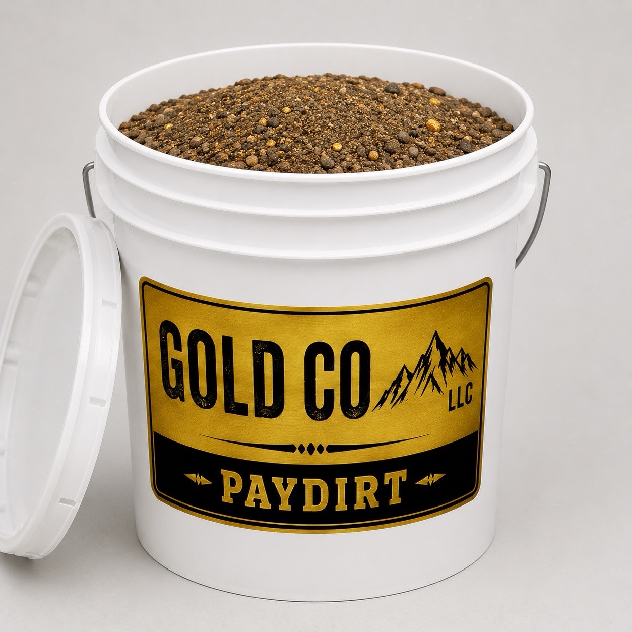 Gold paydirt Bucket Gold Co Llc