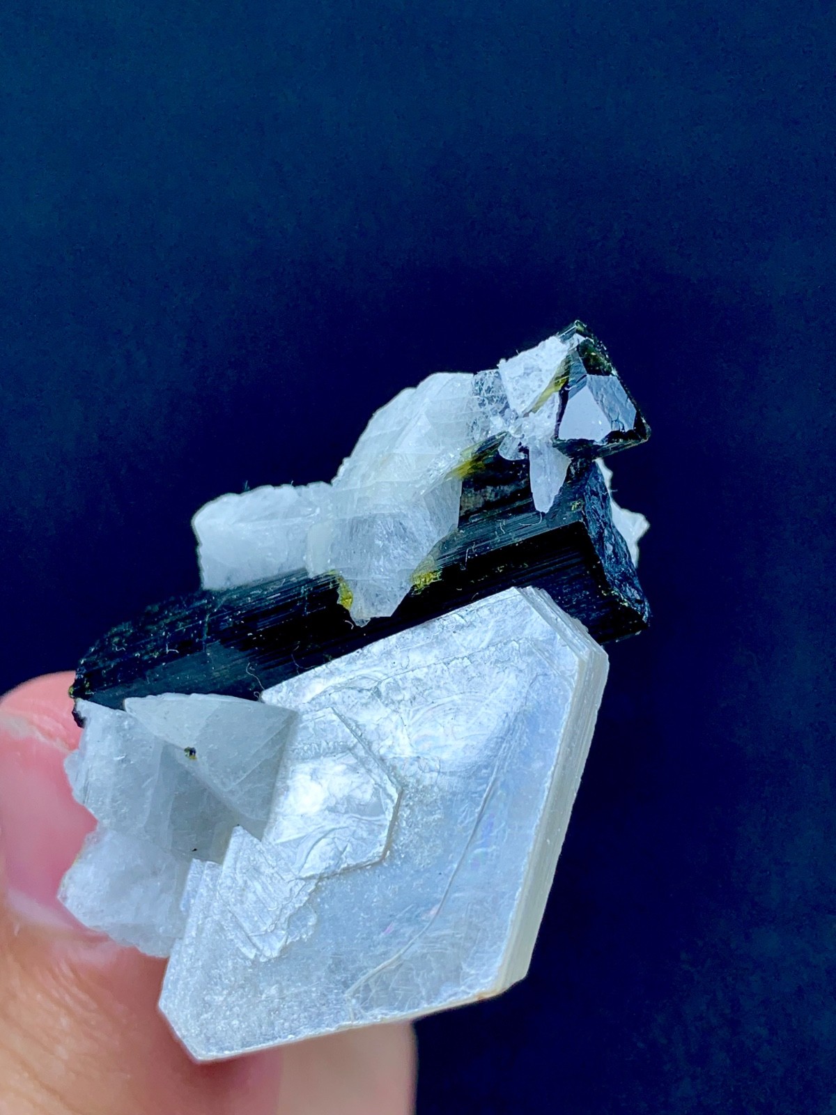 88 Carats Tourmaline With Quartz Crystal Specimen From Afghanistan