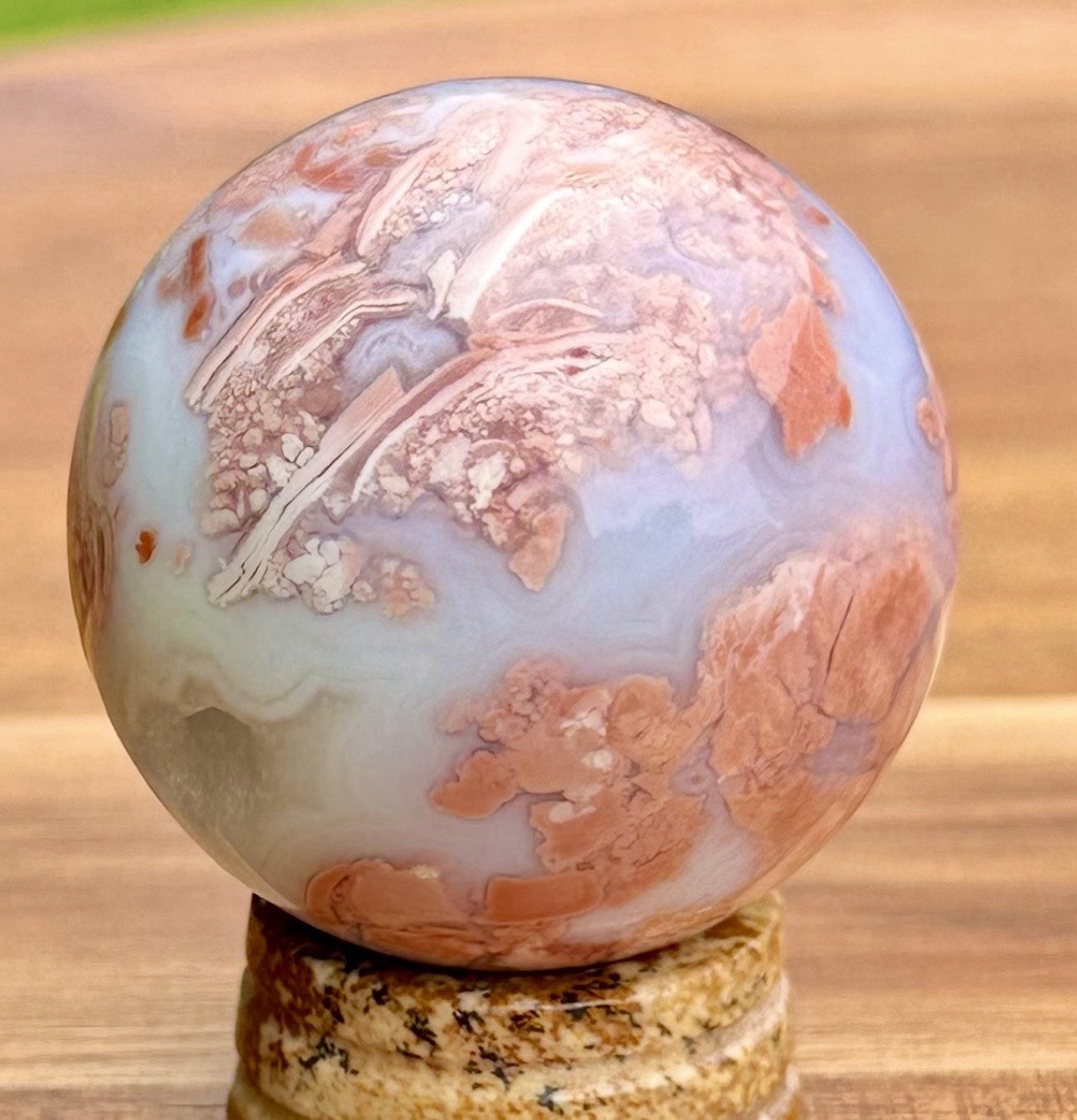 Cotton Candy Agate Sphere 40mm/87g