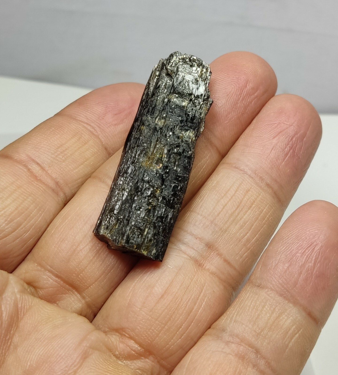 Natural etched epidote crystal 15 grams