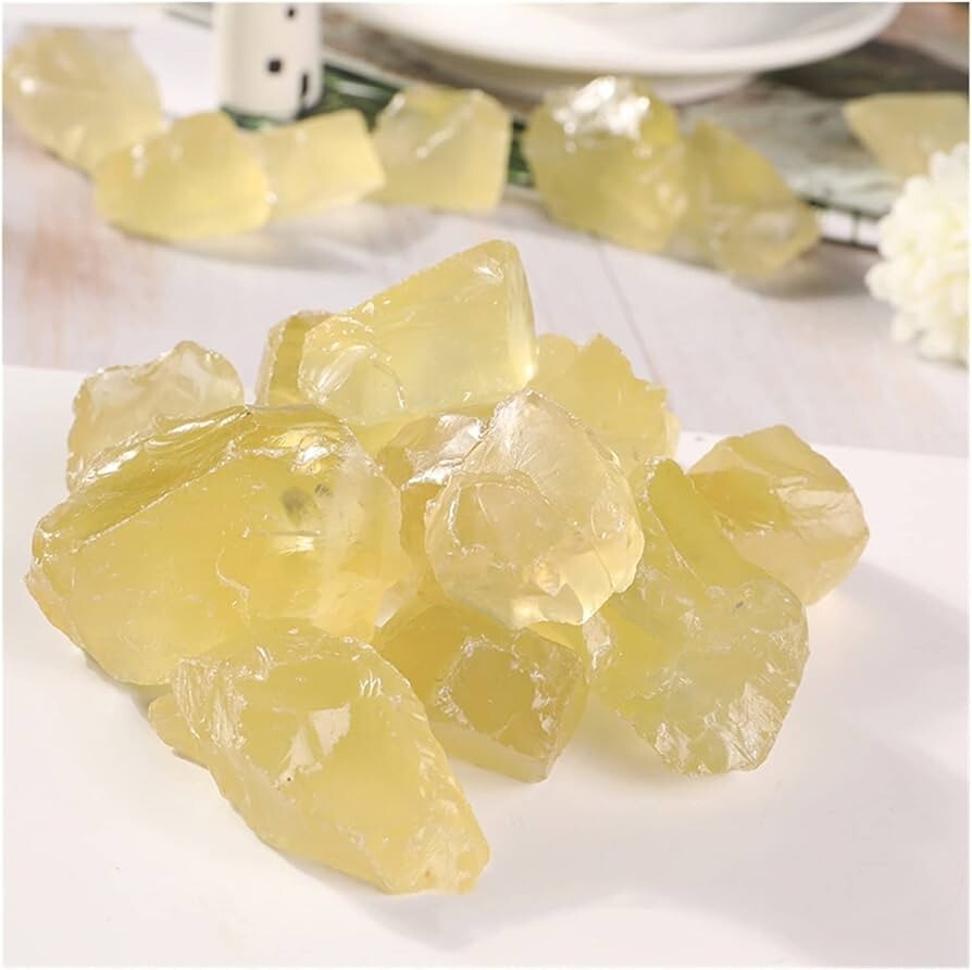 5PCS AAA+ Raw Citrine Stone Natural Rough Citrine High Energy Attract Wealth