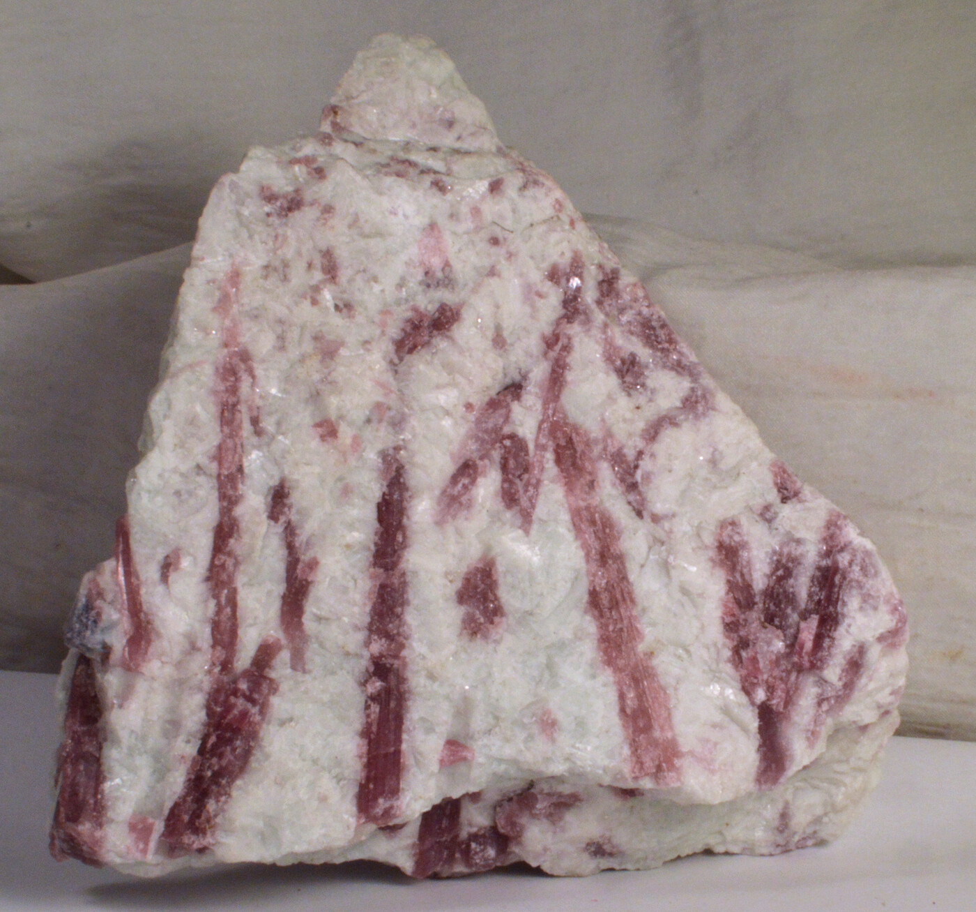 #5643 Rubellite Pink Tourmaline in matrix – Brazil – almost 1 1/2 pounds