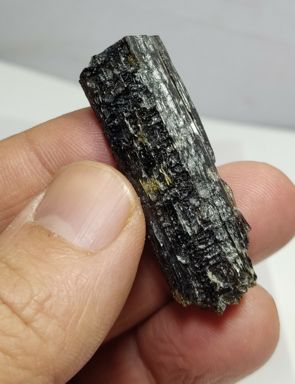 Natural etched epidote crystal 15 grams