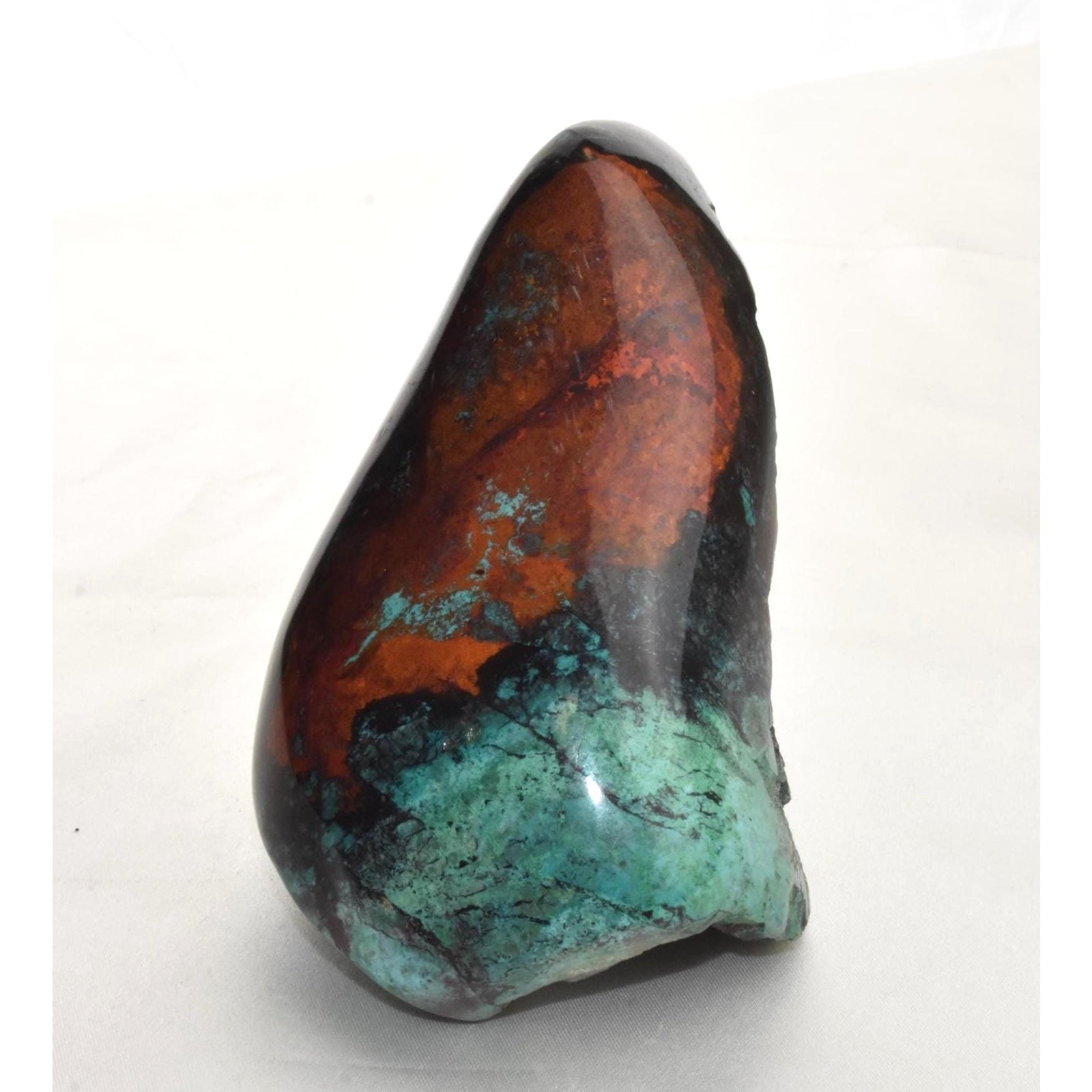 Sonora Sunset Standup Polished Free Form Rock | Mineral Specimens, Orange Teal