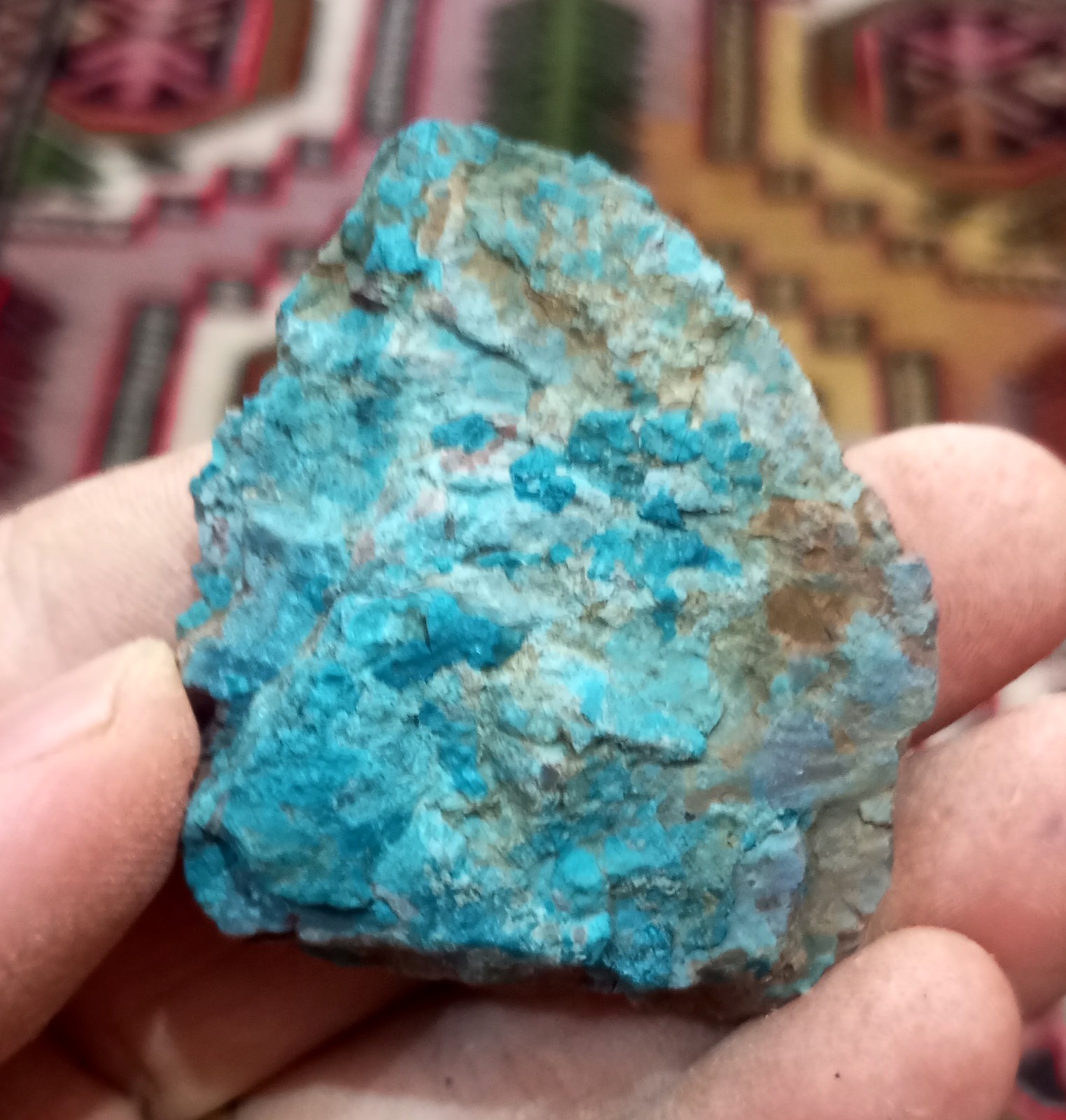 Gorgeous Colors Blue Laterite Cobalt Ore