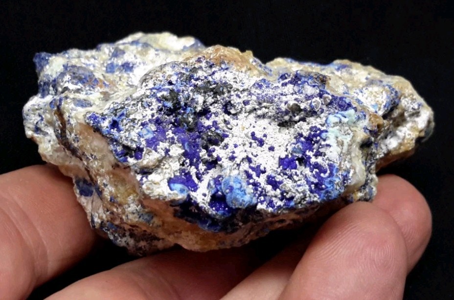 12 Piece AZURITE with QUARTZ and FLUORITE from Sierra Rica, Chihuahua, Mexico