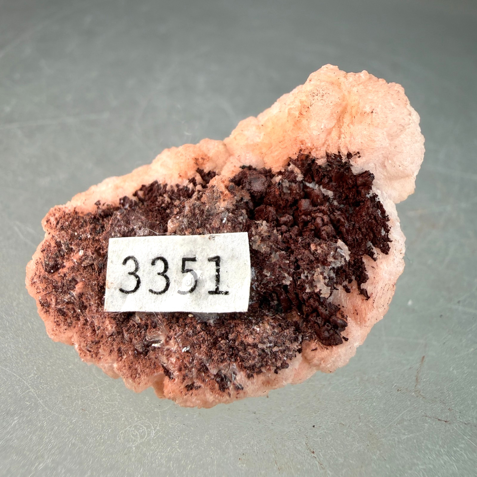 Manganocalcite: Montreal Mine, Iron County, Wisconsin