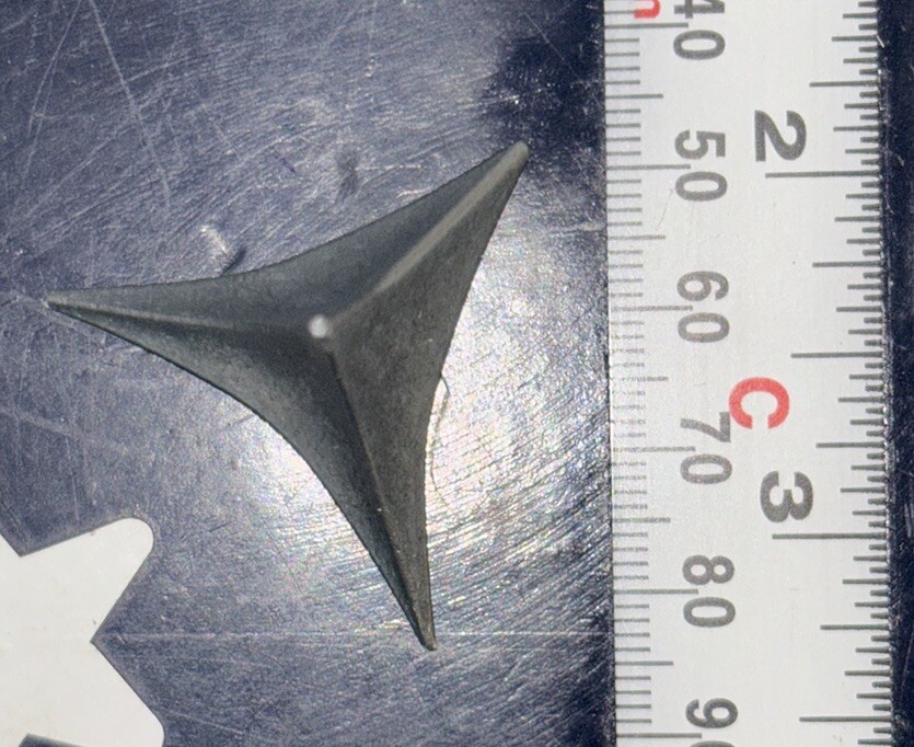 The Terrance Tetrahedron 1-1/2” Aluminum READ DESCRIPTION