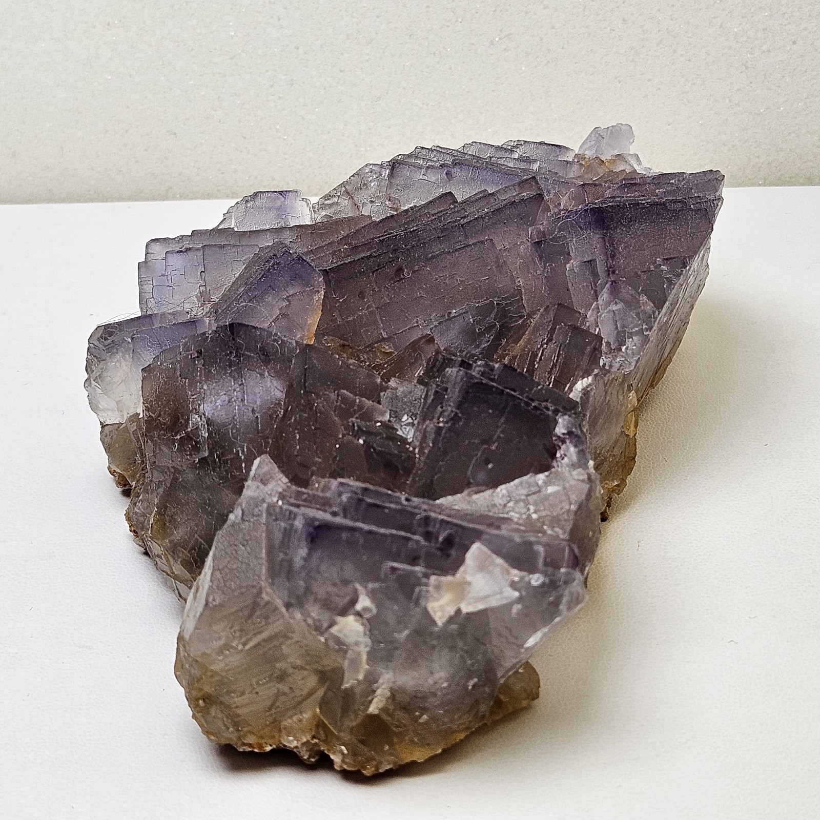 Huge Natural Purpleish Blue Cubic Fluorite Specimen 815G Phantoms U.S Seller