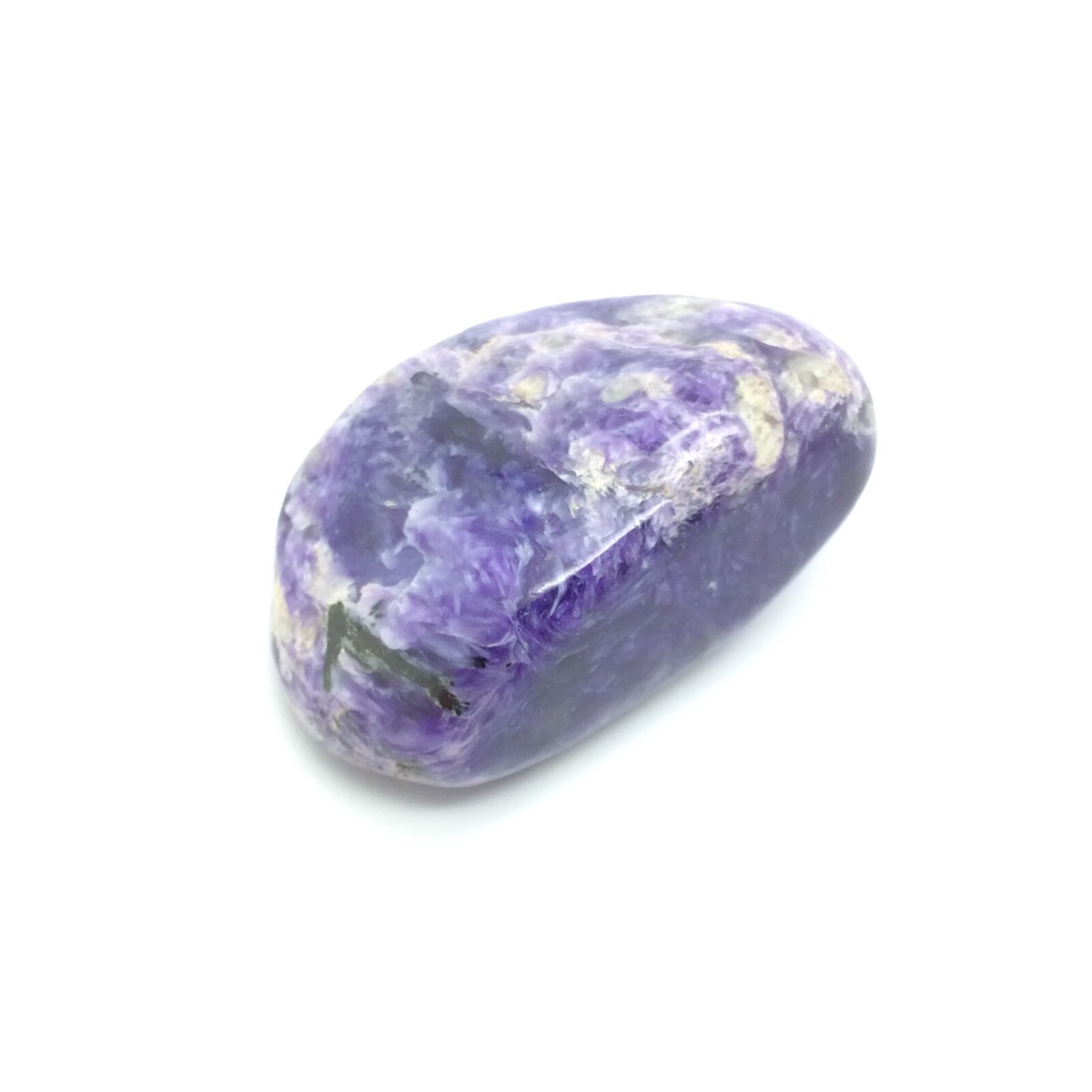 Charoite Pebble Purple Gem Stone Polished Siberian River Specimen Siberia #4