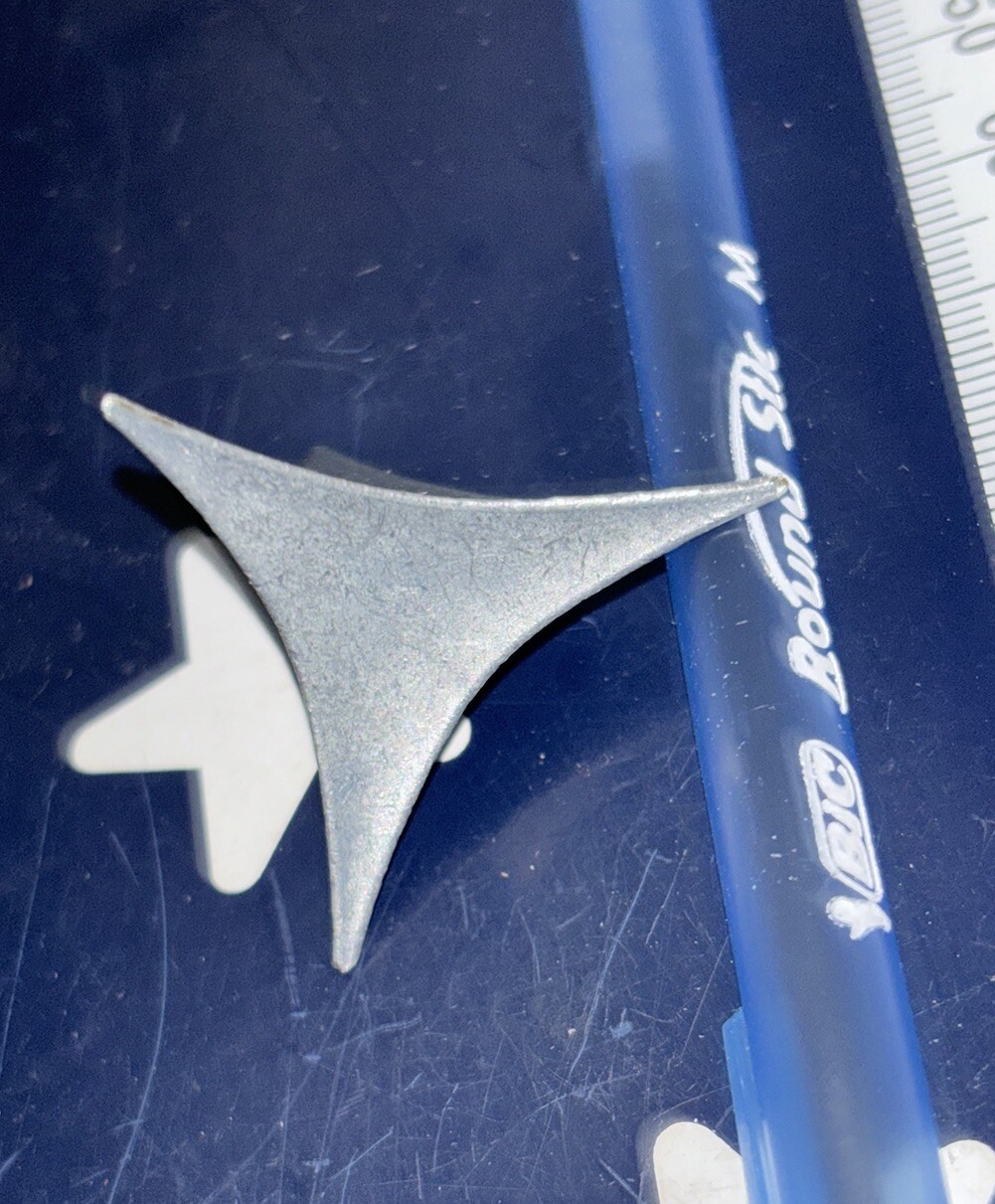 The Terrance Tetrahedron 1-1/2” Aluminum READ DESCRIPTION