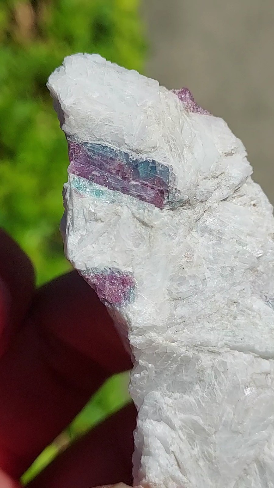 GEMMY PARAIBA CUPRIAN BLUE PINK TOURMALINE COPPER BEARING BATALHA MINE BRAZIL